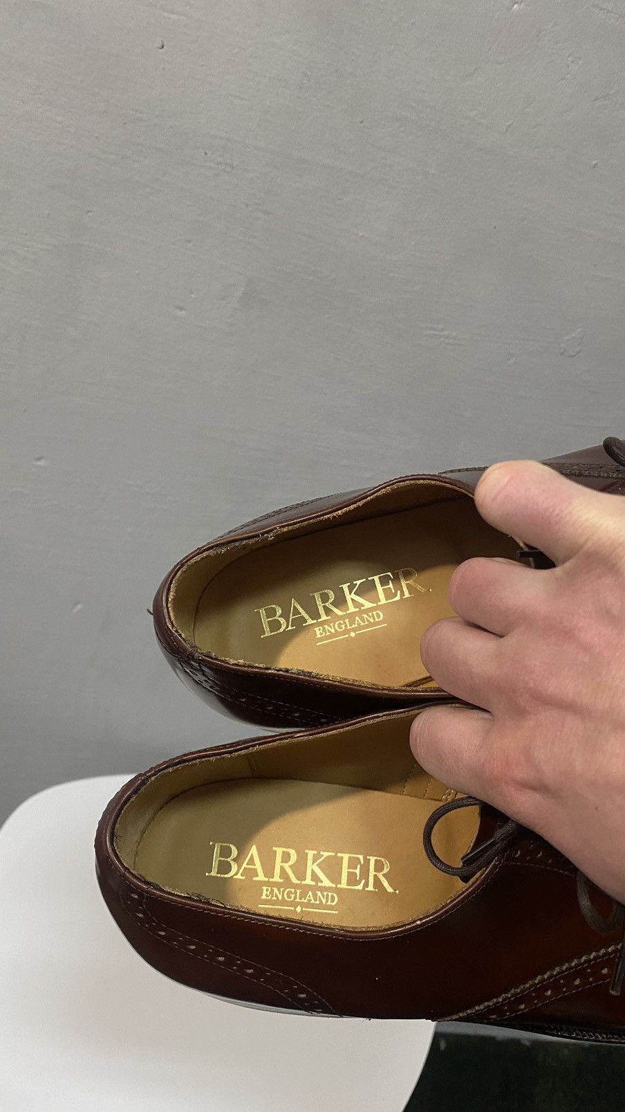Barker Barker made in England leather shoes size 8 Size US 8 / EU 41 - 3 Thumbnail