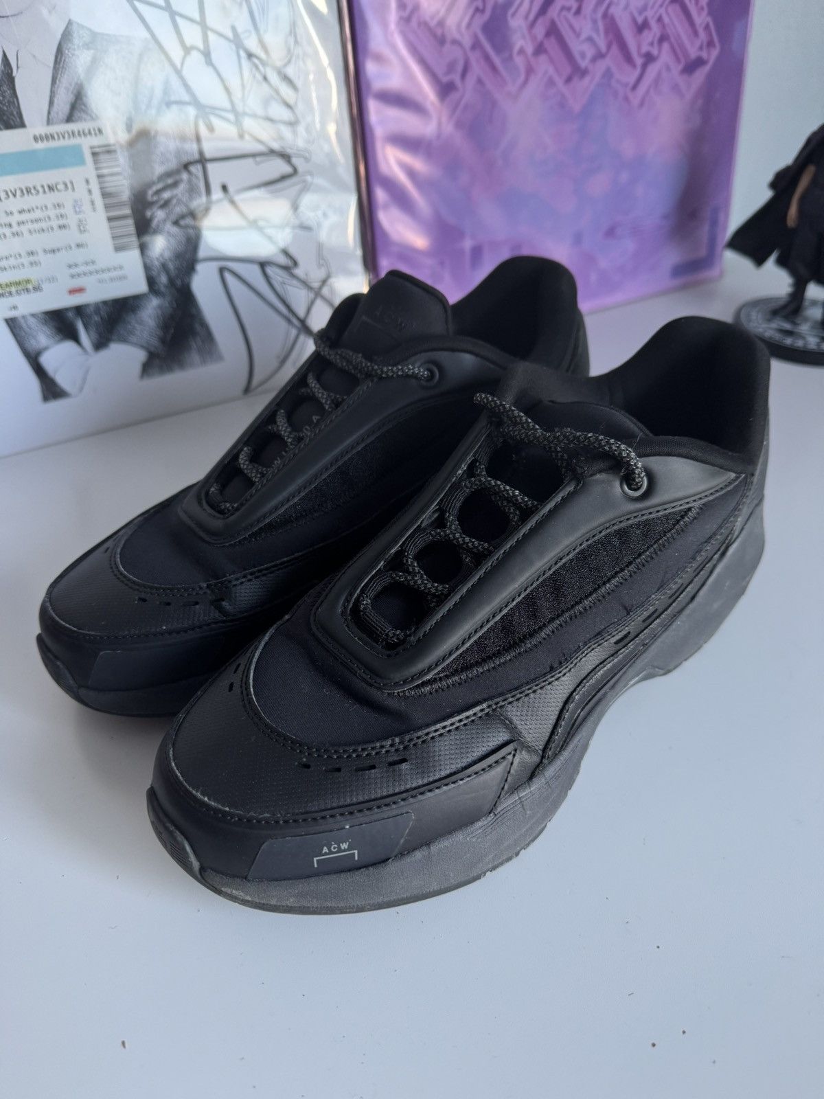 A-COLD-WALL* A-Cold-Wall Vector Low top Sneakers Black Luxury Archive Size US 8 / EU 41 - 2 Thumbnail