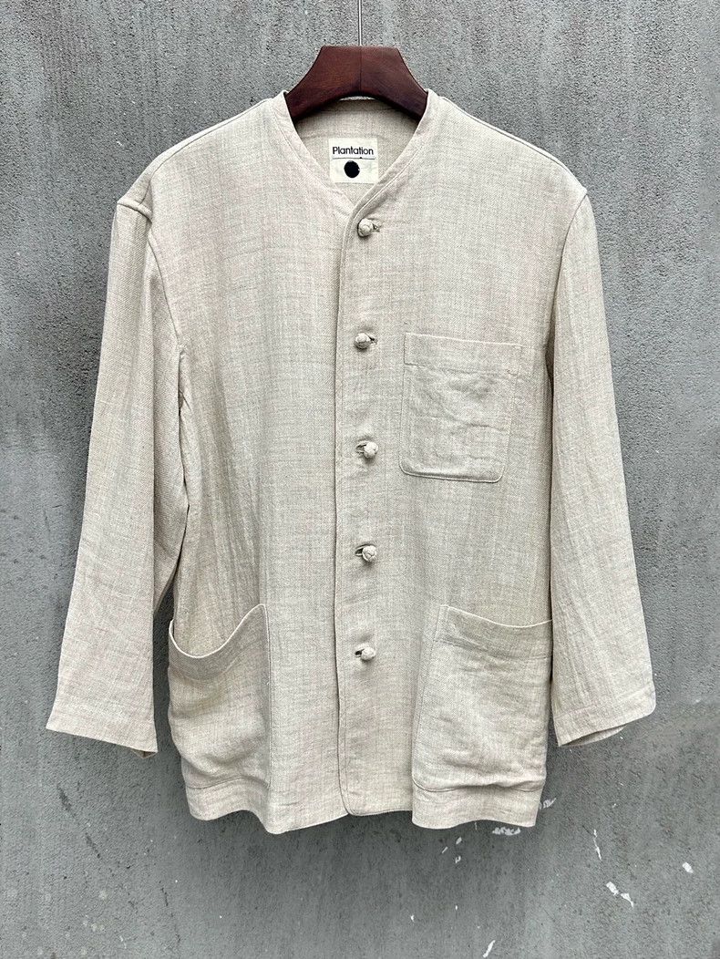 Issey Miyake issey miyake Button-down linen coat Size US M / EU 48-50 / 2 - 1 Thumbnail