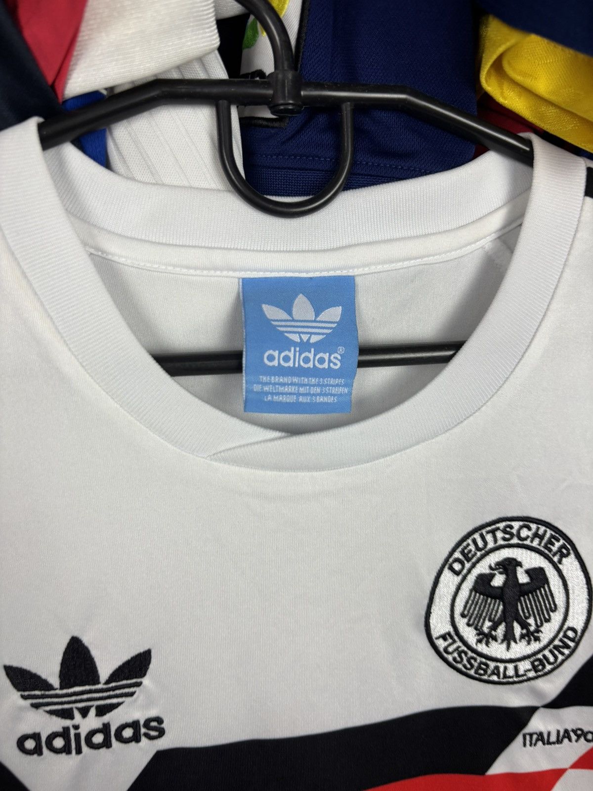 Other RETRO BLOKECORE GERMANY HOME FOOTBAL SHIRT SOCCER JERSEY Size US M / EU 48-50 / 2 - 3 Thumbnail