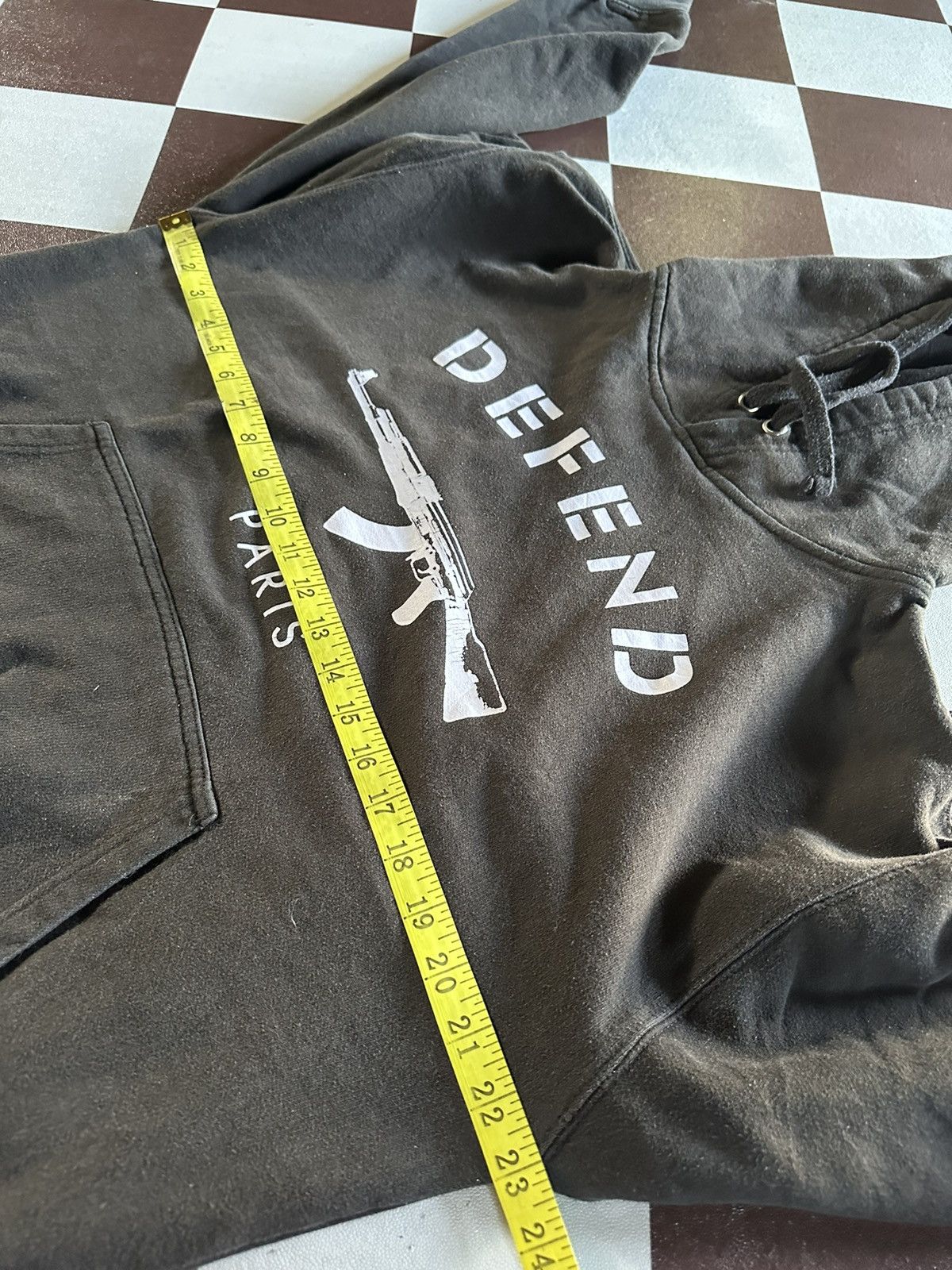 Vintage Defend Paris pullover hoodie Size US M / EU 48-50 / 2 - 6 Thumbnail