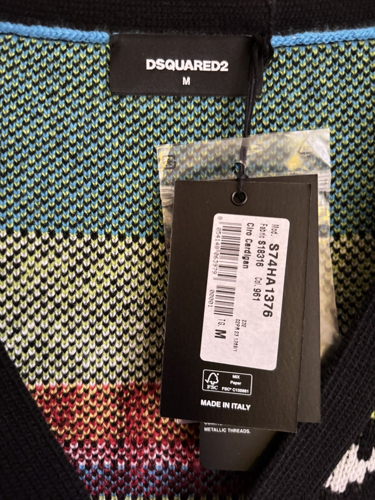 Dsquared2 Dsquared2- Ciro cardigan Size US M / EU 48-50 / 2 - 3 Thumbnail
