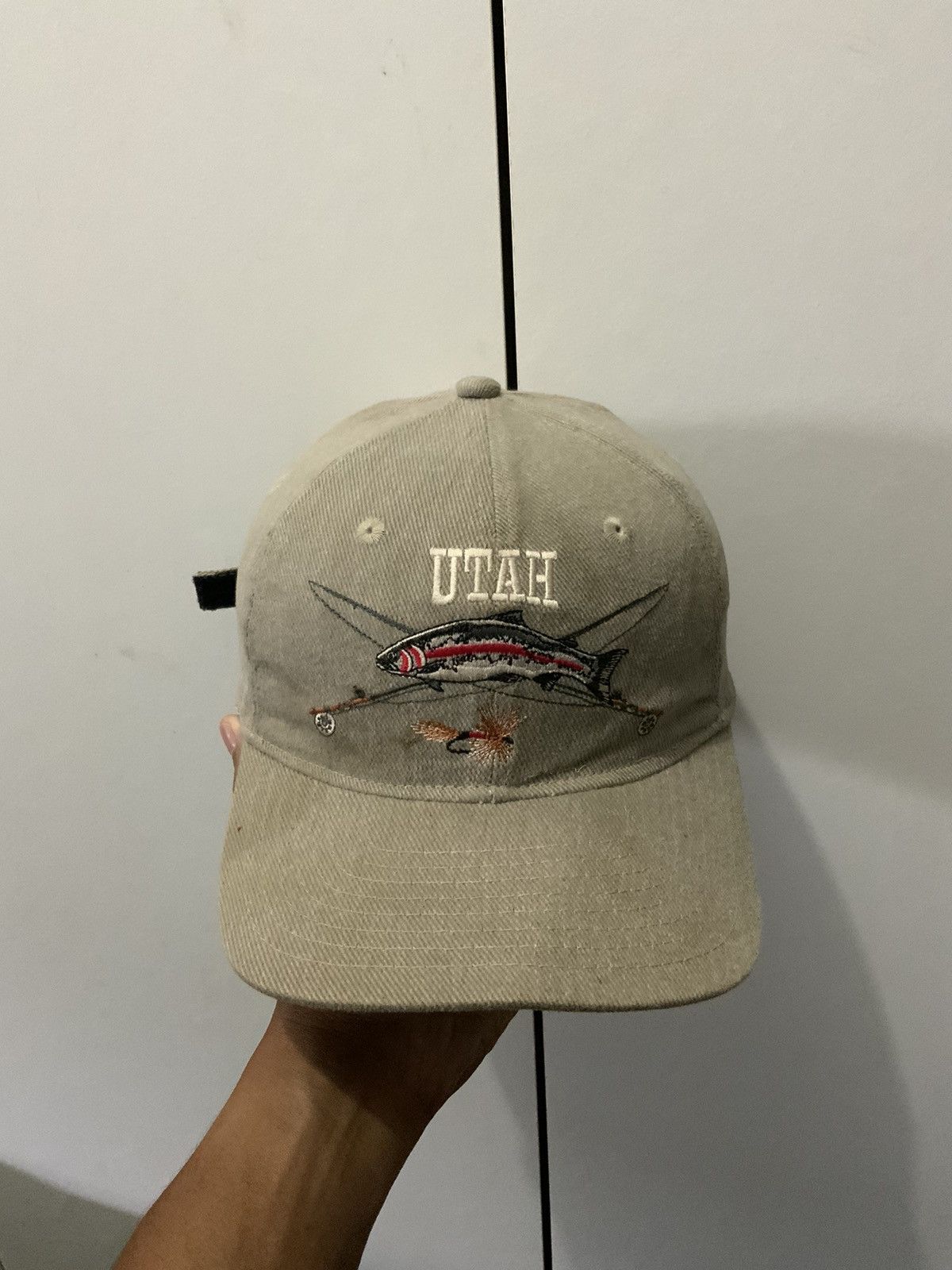 Vintage Utah Fishing Casting Hat Size ONE SIZE - 5 Thumbnail