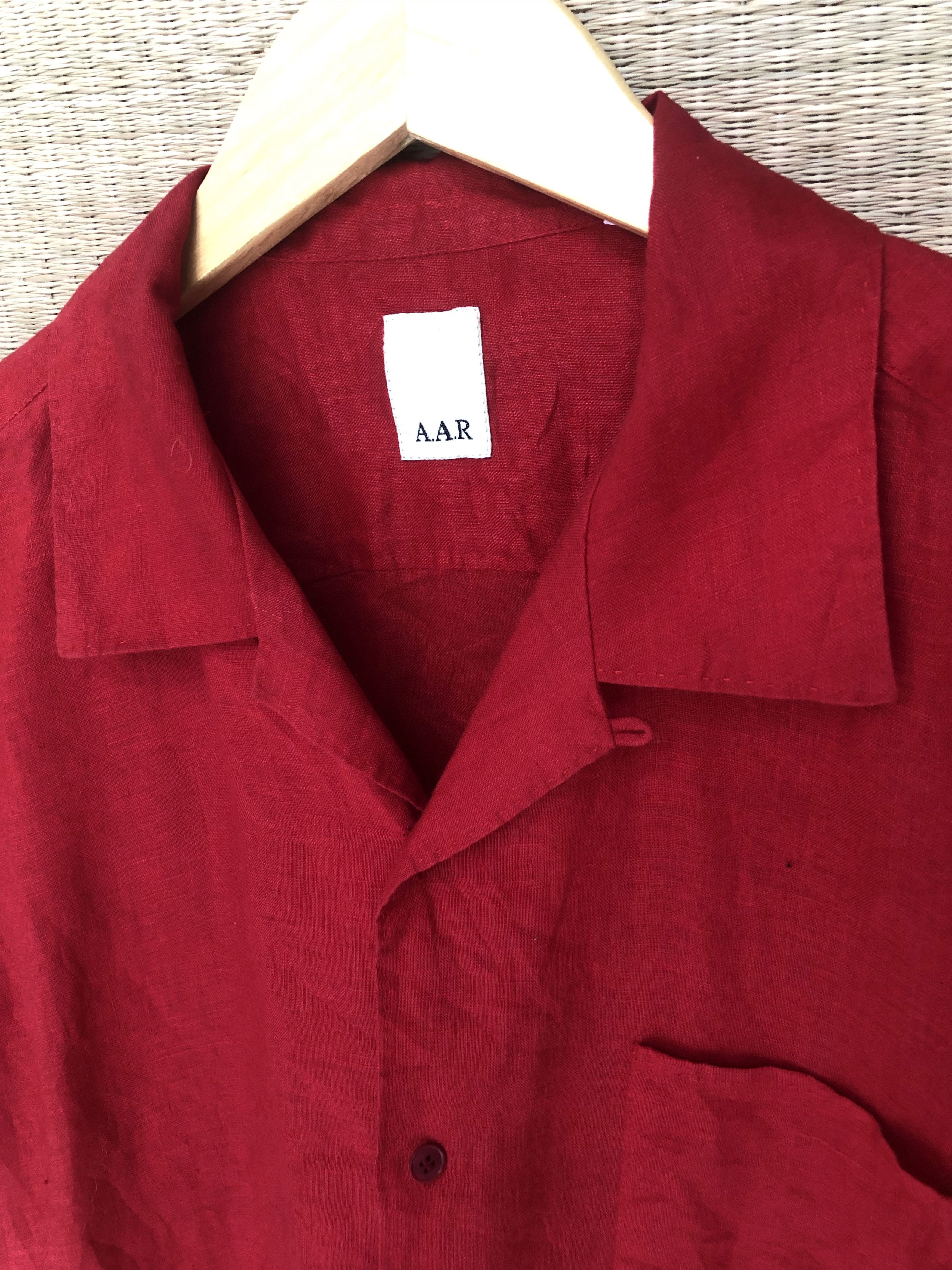 Yohji Yamamoto red linen shirt Size US S / EU 44-46 / 1 - 2 Thumbnail