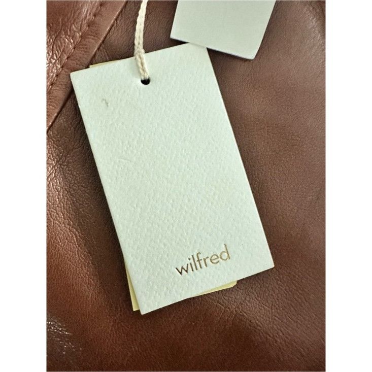 Other NWT Wilfred “Melina” Women's High-Rise Faux Leather Straight Size 28" / US 6 / IT 42 - 7 Thumbnail