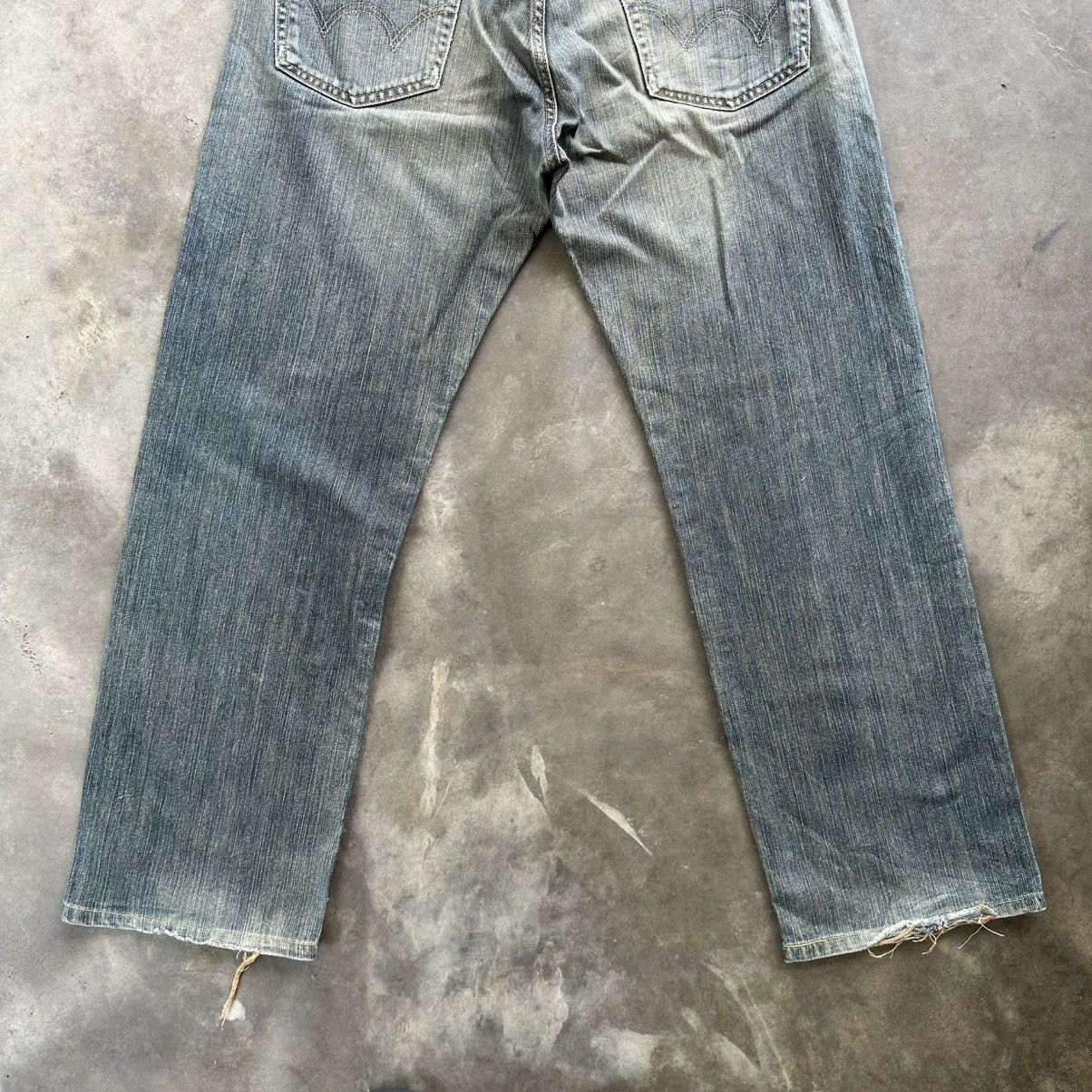 Japanese Brand Vintage Edwin Rusty Faded Distressed Denim Jean Pant Size US 34 / EU 50 - 11 Thumbnail