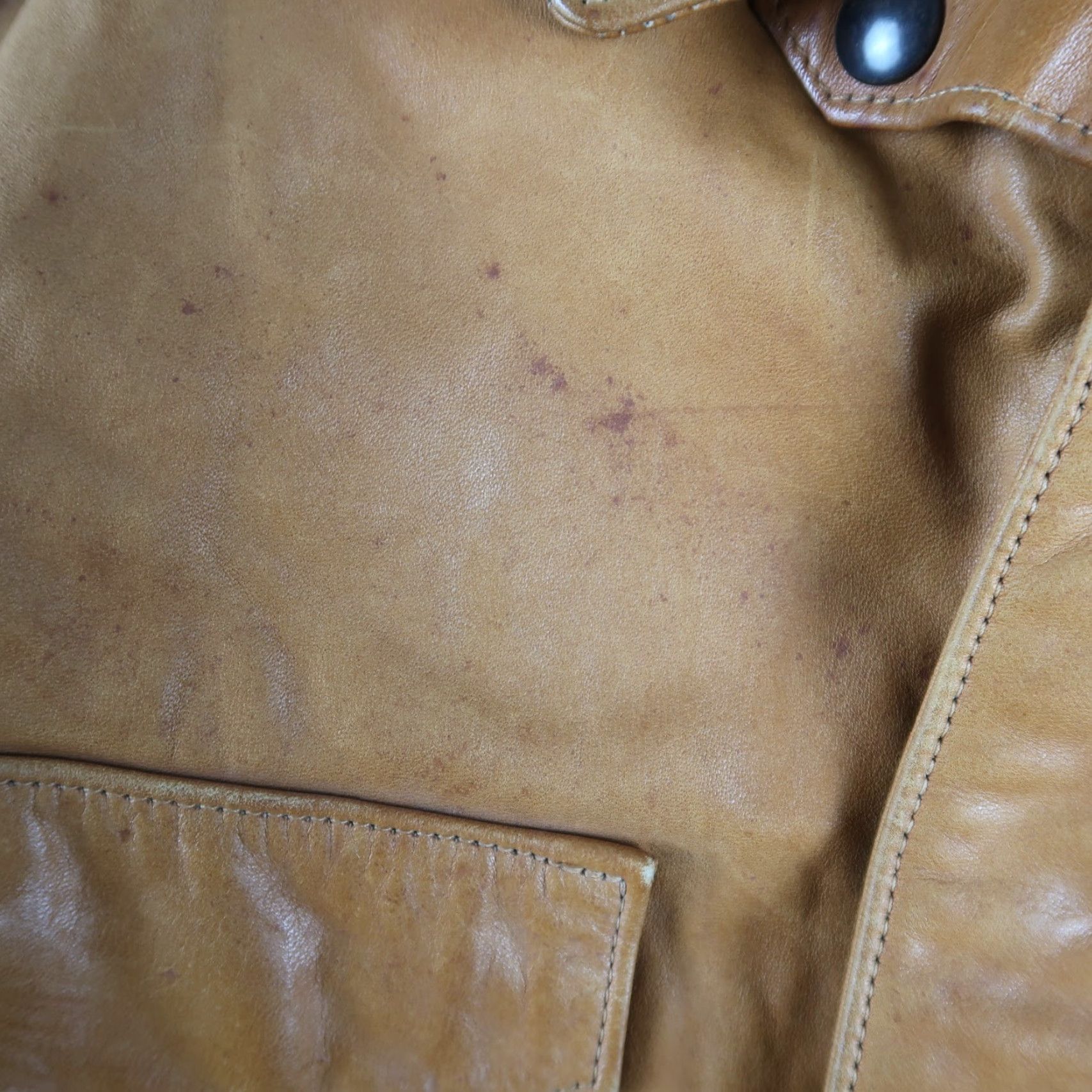 Vintage VINTAGE Overland M-65 Military Jacket Men L Brown Leather Mid-Length Ladies? No, Men’s L. Size US L / EU 52-54 / 3 - 5 Thumbnail
