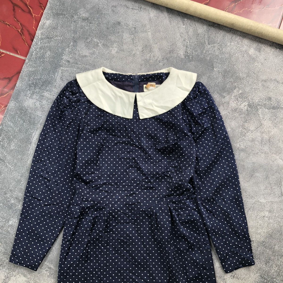 Hanae Mori Vintage HANAE MORI New York Print Silk Dress Size M / US 6-8 / IT 42-44 - 4 Thumbnail