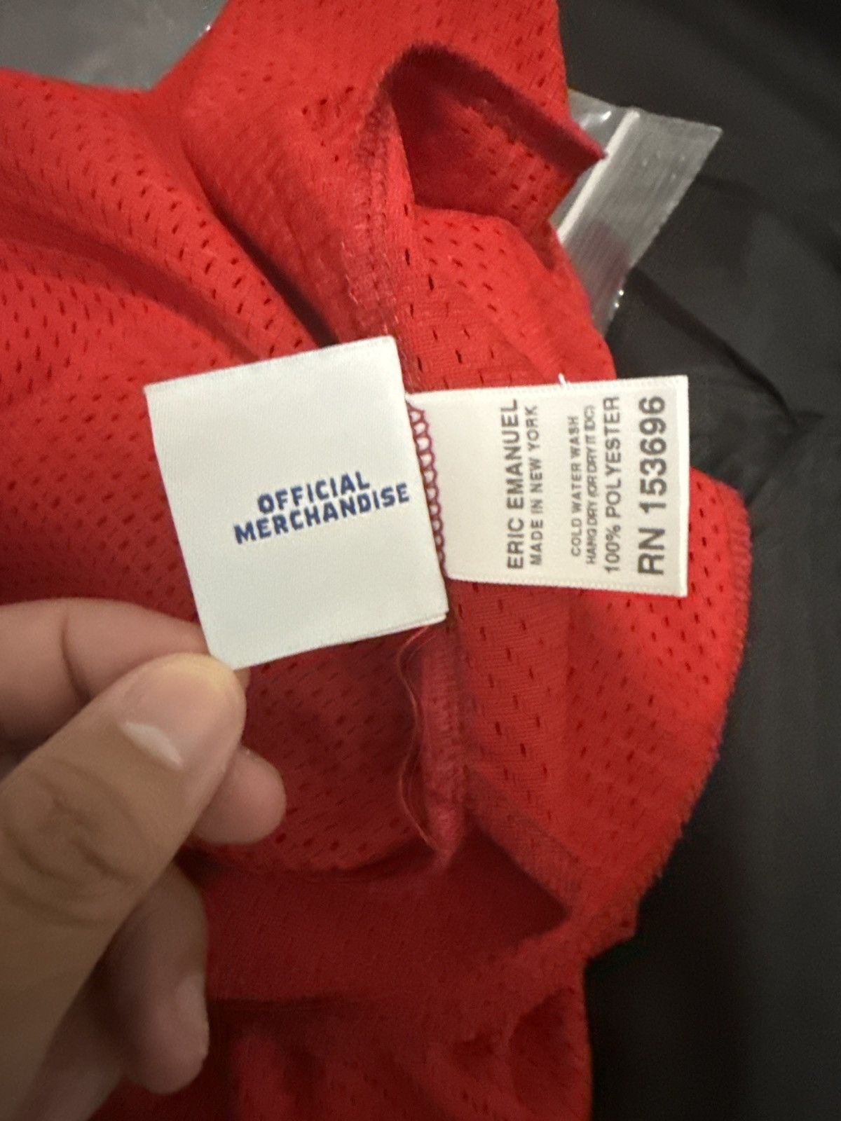 Eric Emanuel Eric Emanuel EE Basic Short RED BLACK Sz L AUTHENTIC Size US 36 / EU 52 - 5 Thumbnail