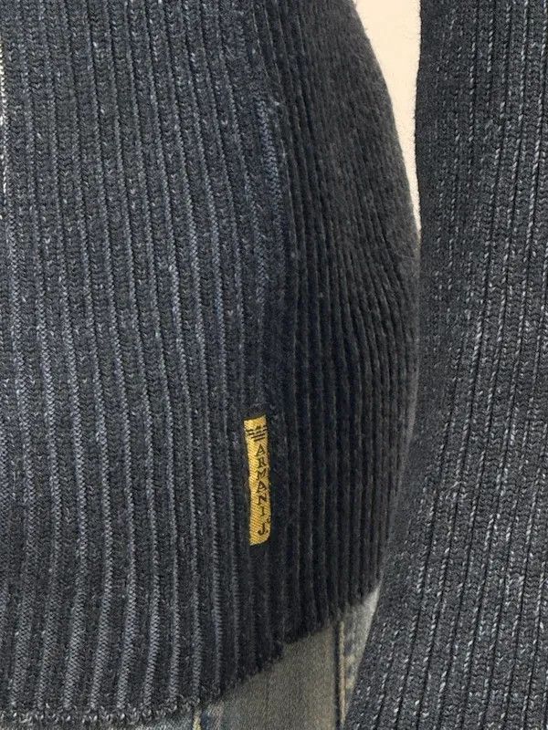 Armani Maglione Armani Jeans Uomo L Lana Cotone Logo Size US L / EU 52-54 / 3 - 3 Thumbnail