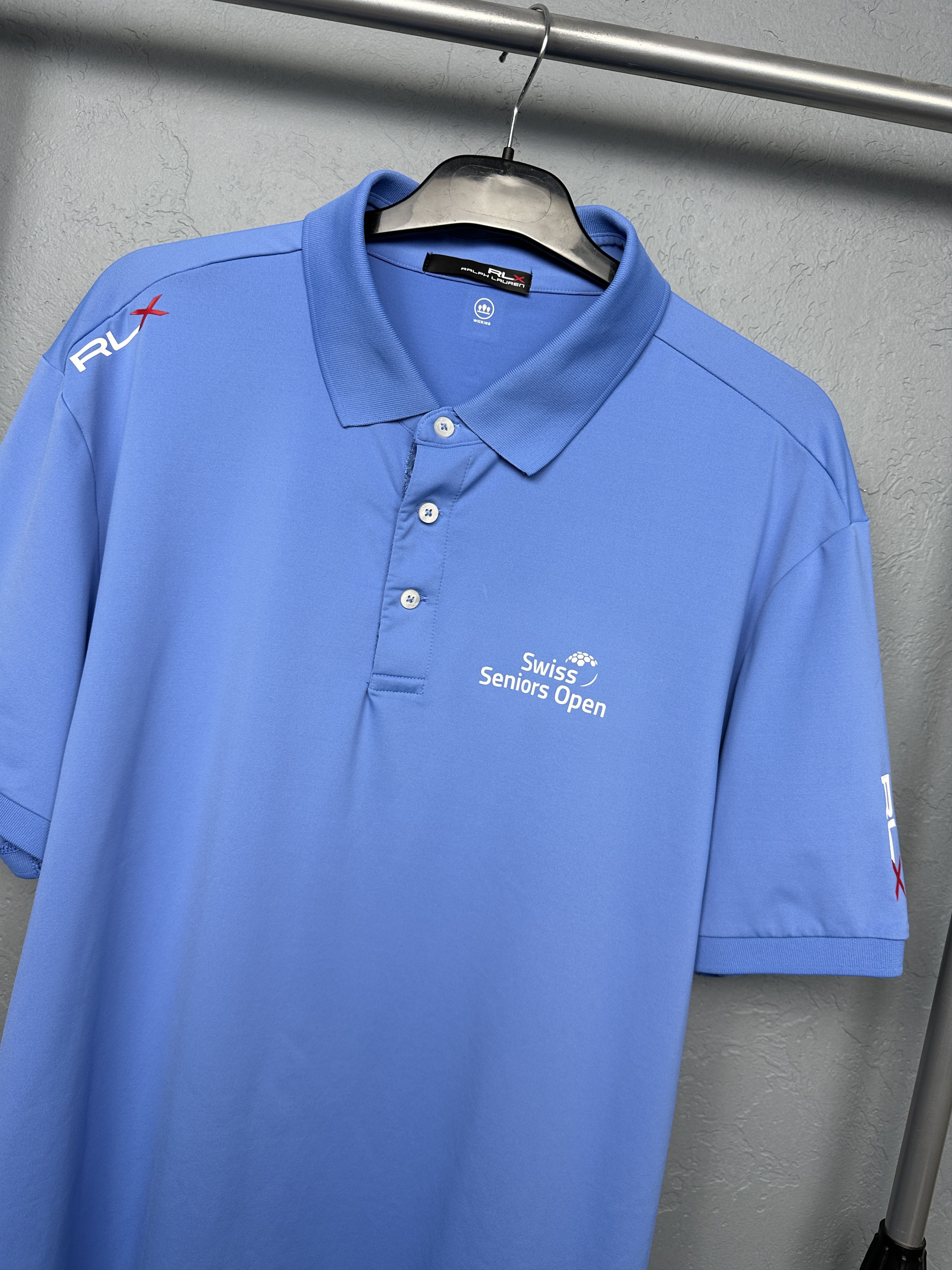 Polo Ralph Lauren Polo Ralph Lauren X Rlx Mens Polo Shirt Swiss Seniors Open Size US XL / EU 56 / 4 - 2 Thumbnail