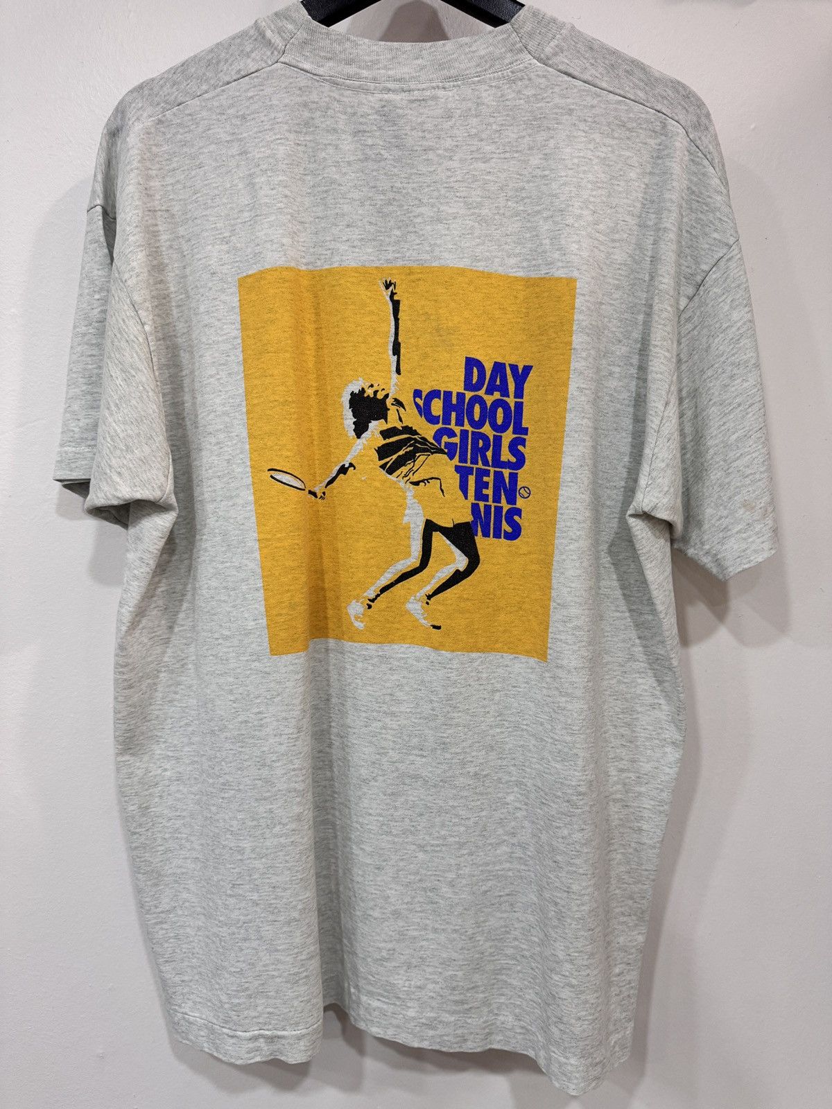 Other Vintage Day School Girls Tennis Club T-Shirt Size US XL / EU 56 / 4 - 3 Thumbnail