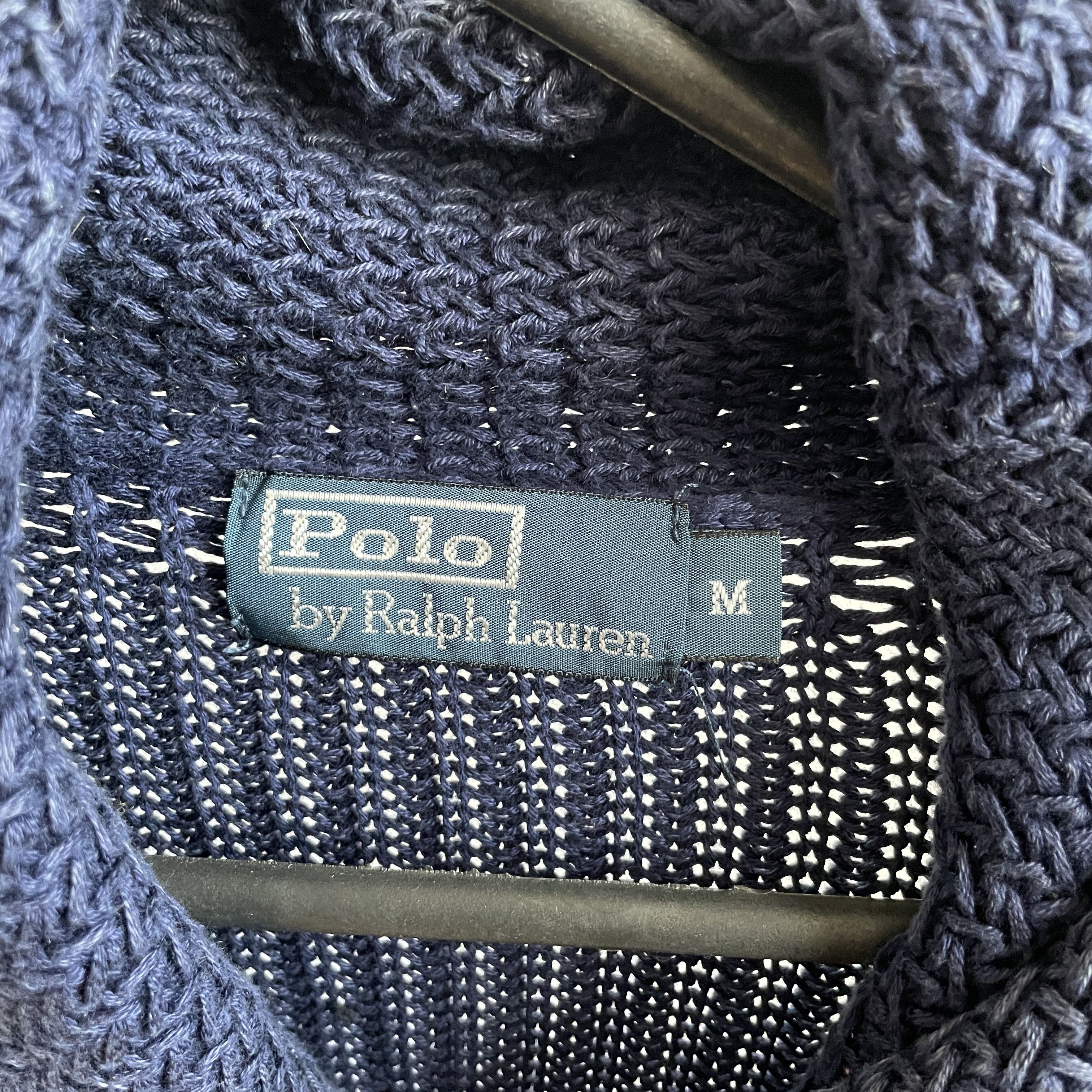 Polo Ralph Lauren Polo Ralph Lauren Vintage Shawl Collar Washed Cardigan Size US M / EU 48-50 / 2 - 9 Thumbnail