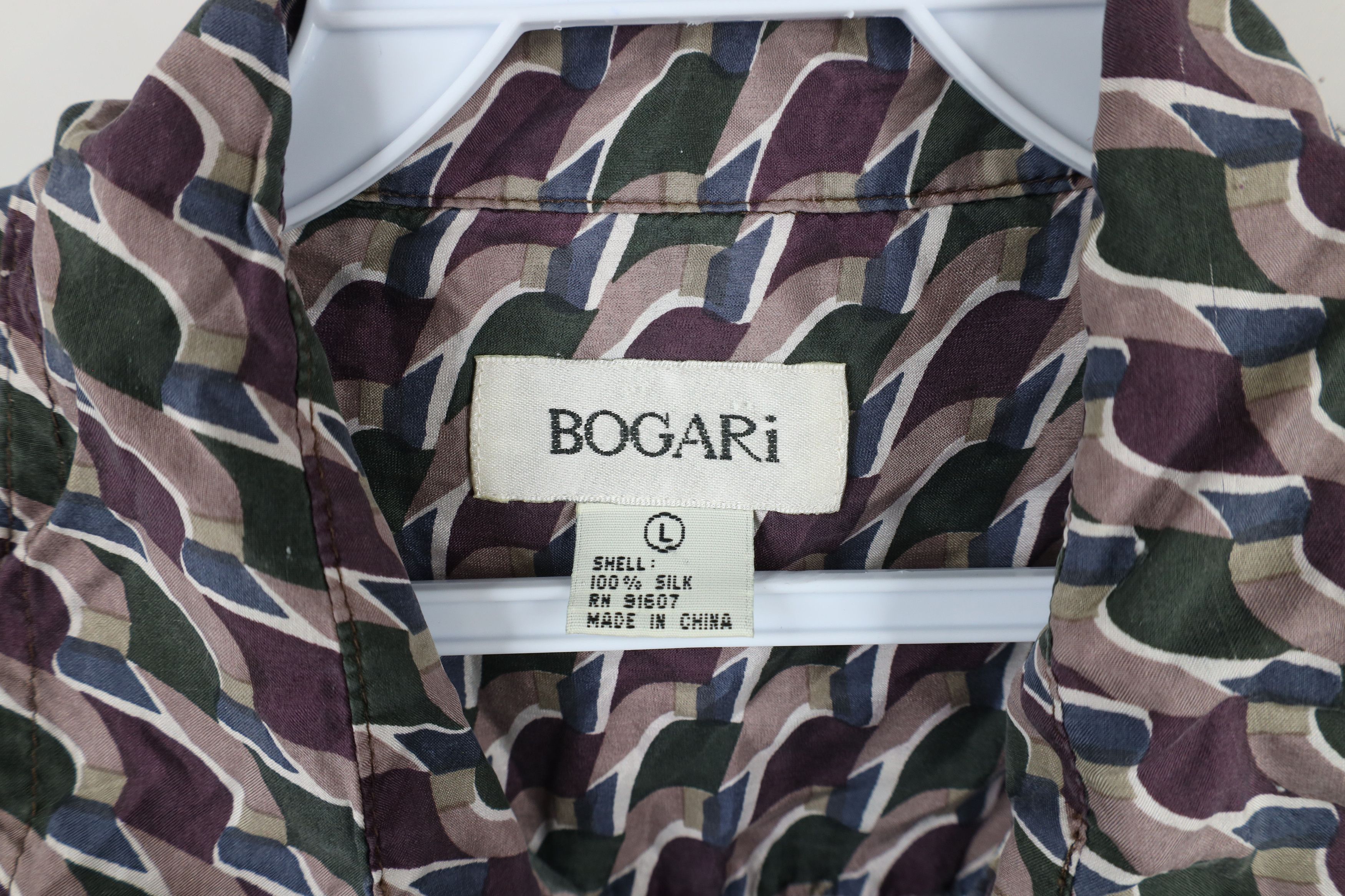 Vintage Vintage 90s Streetwear Long Sleeve Collared Button Shirt Size US L / EU 52-54 / 3 - 7 Thumbnail