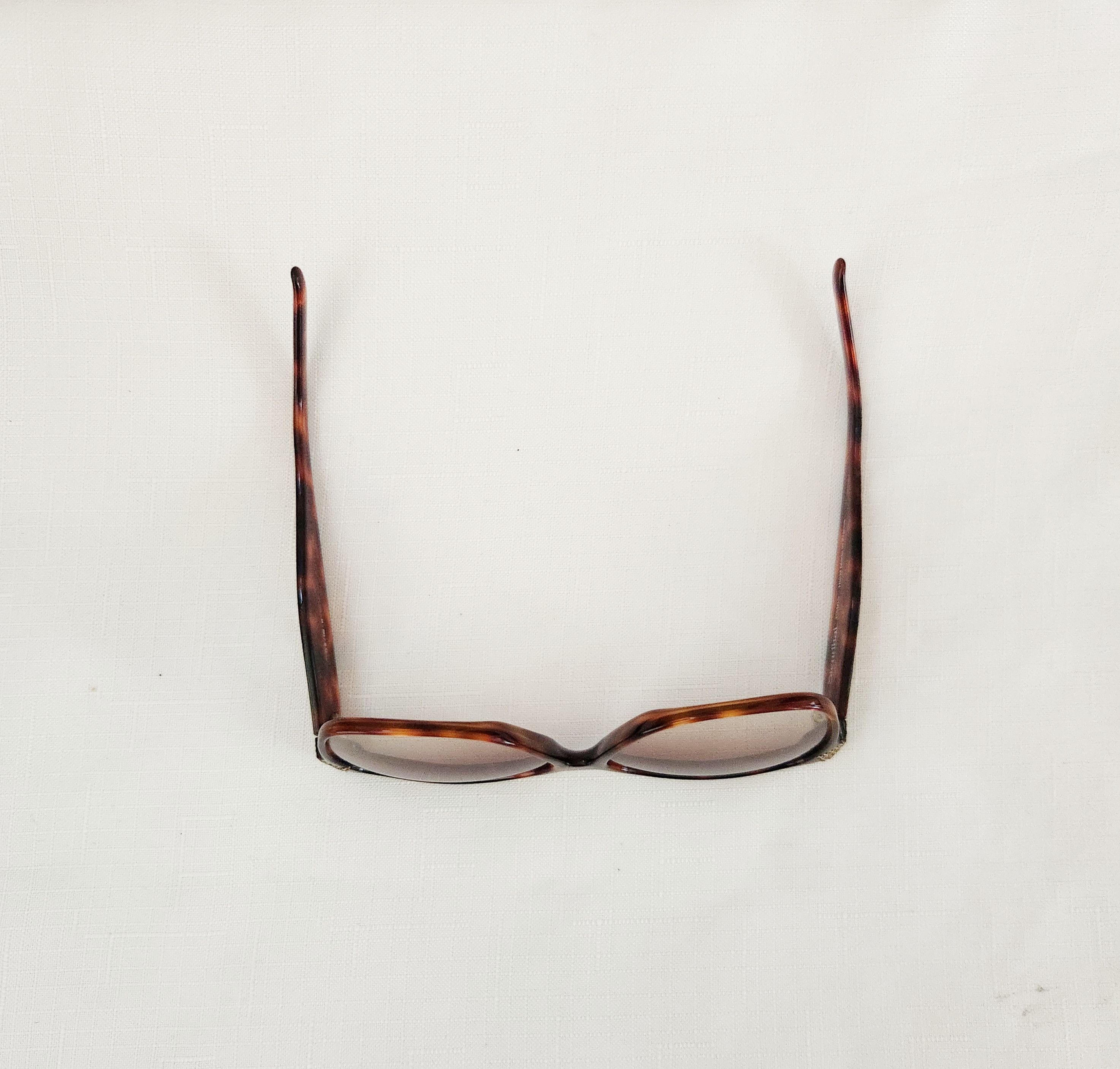 Designer × Vintage Stendhal Vintage Sunglasses Tortoise shell with Rhinestones Size ONE SIZE - 6 Thumbnail