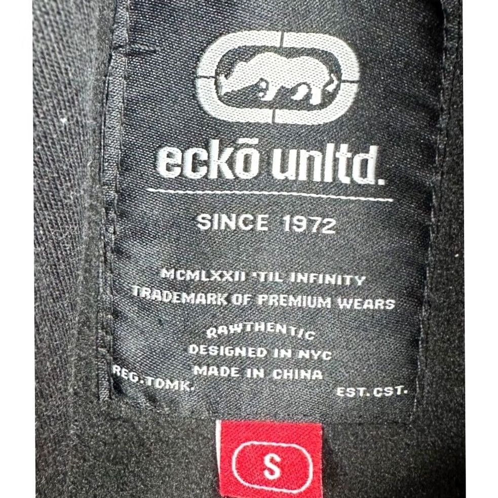 Ecko Unltd. Ecko Unltd. Hoodie Sweatshirt Mens Small Black Graphic Pullover Drawstring NEW Size US S / EU 44-46 / 1 - 4 Thumbnail