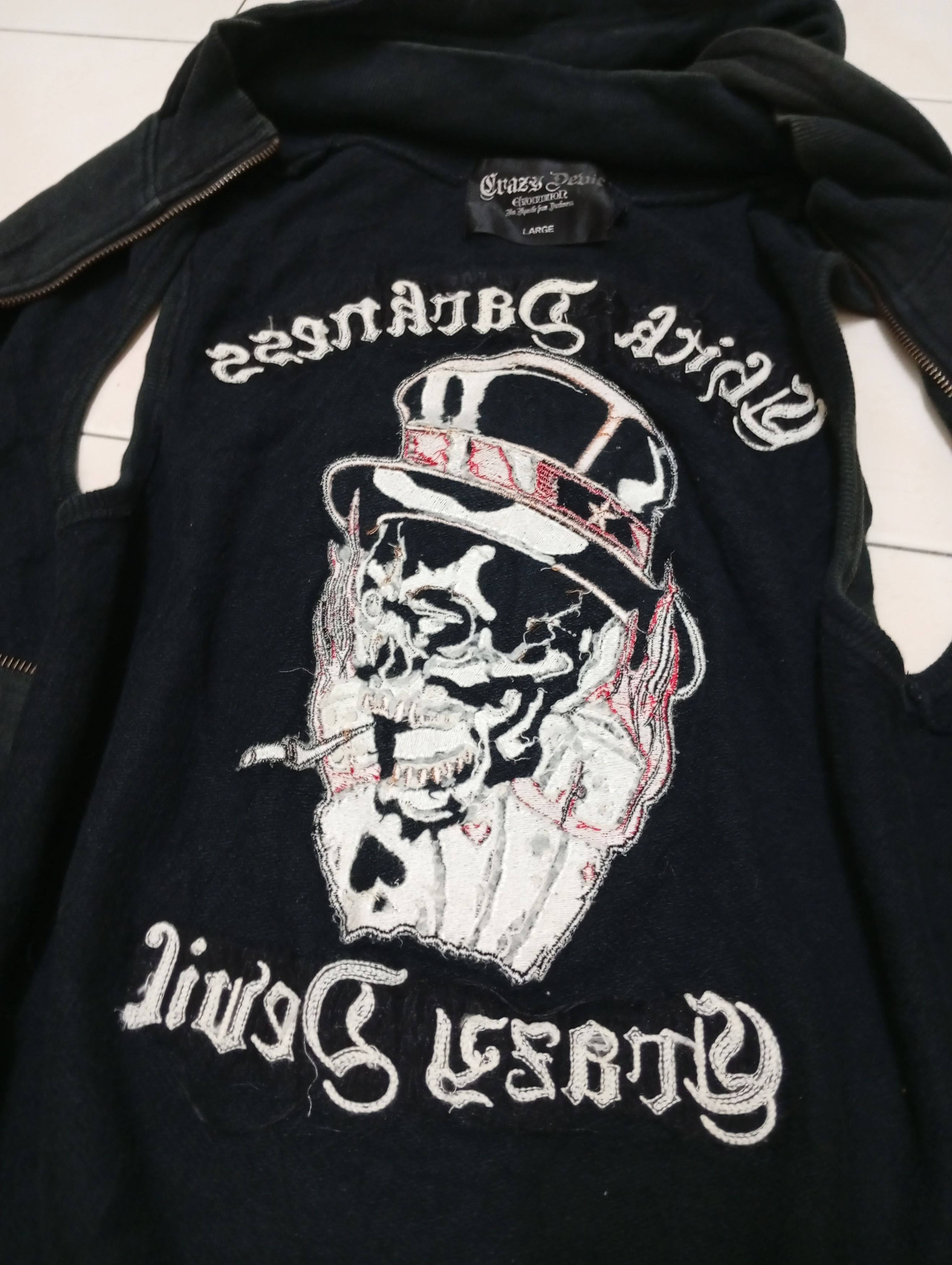 Punk and Yo × Vintage Hoodie X crazy Devil X vest Size US M / EU 48-50 / 2 - 10 Thumbnail
