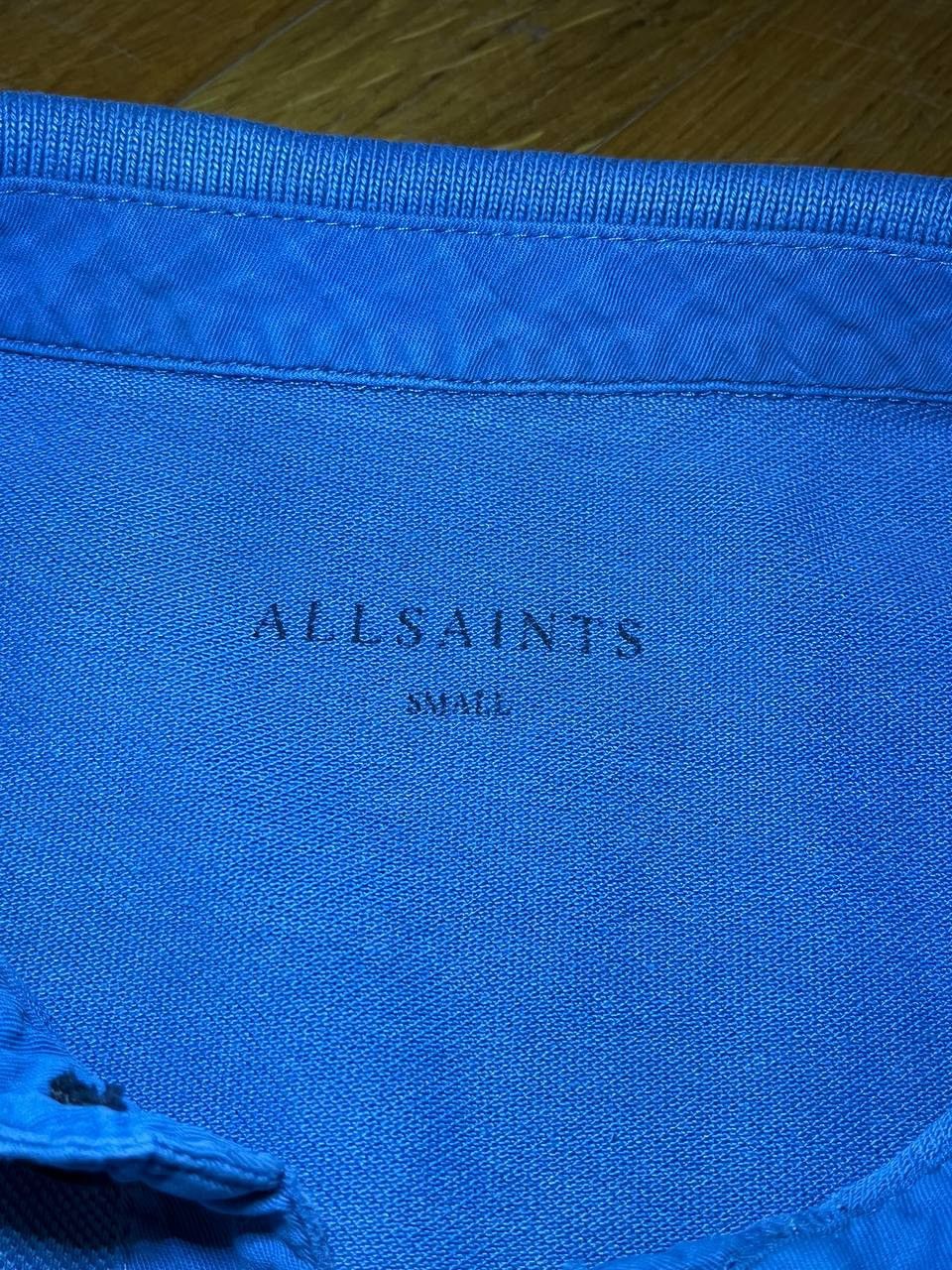 Allsaints Allsaints basic blue logo polo tee Size US S / EU 44-46 / 1 - 3 Thumbnail