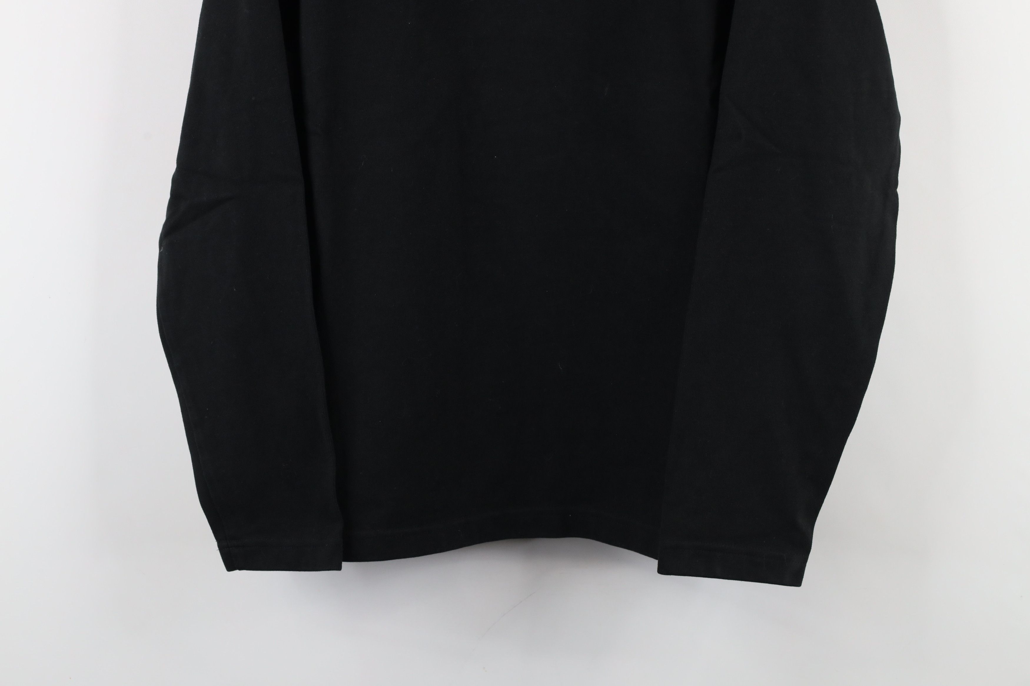 Banana Republic × Vintage Vintage 90s Banana Republic Heavy Ribbed Knit T-Shirt Black Size US M / EU 48-50 / 2 - 3 Thumbnail