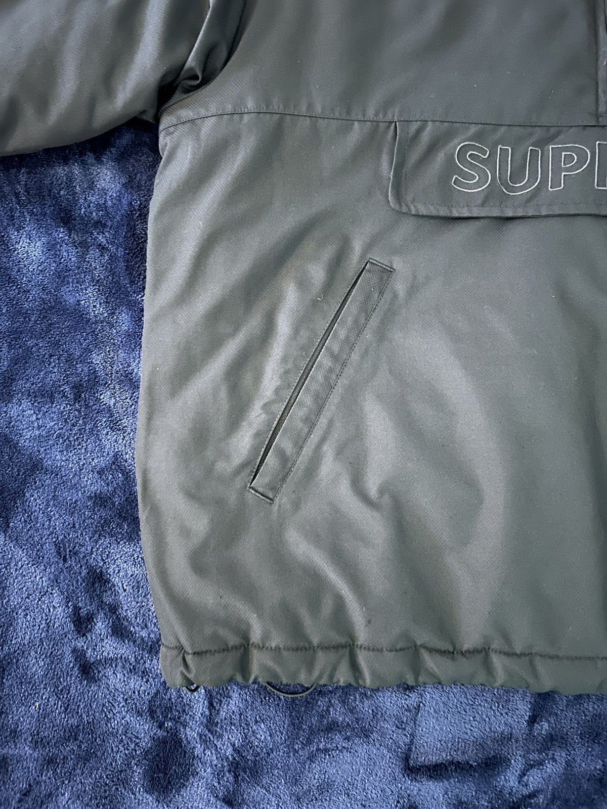 Lacoste × Supreme Supreme Lacoste Puffy Half Zip Pullover Size US L / EU 52-54 / 3 - 7 Thumbnail