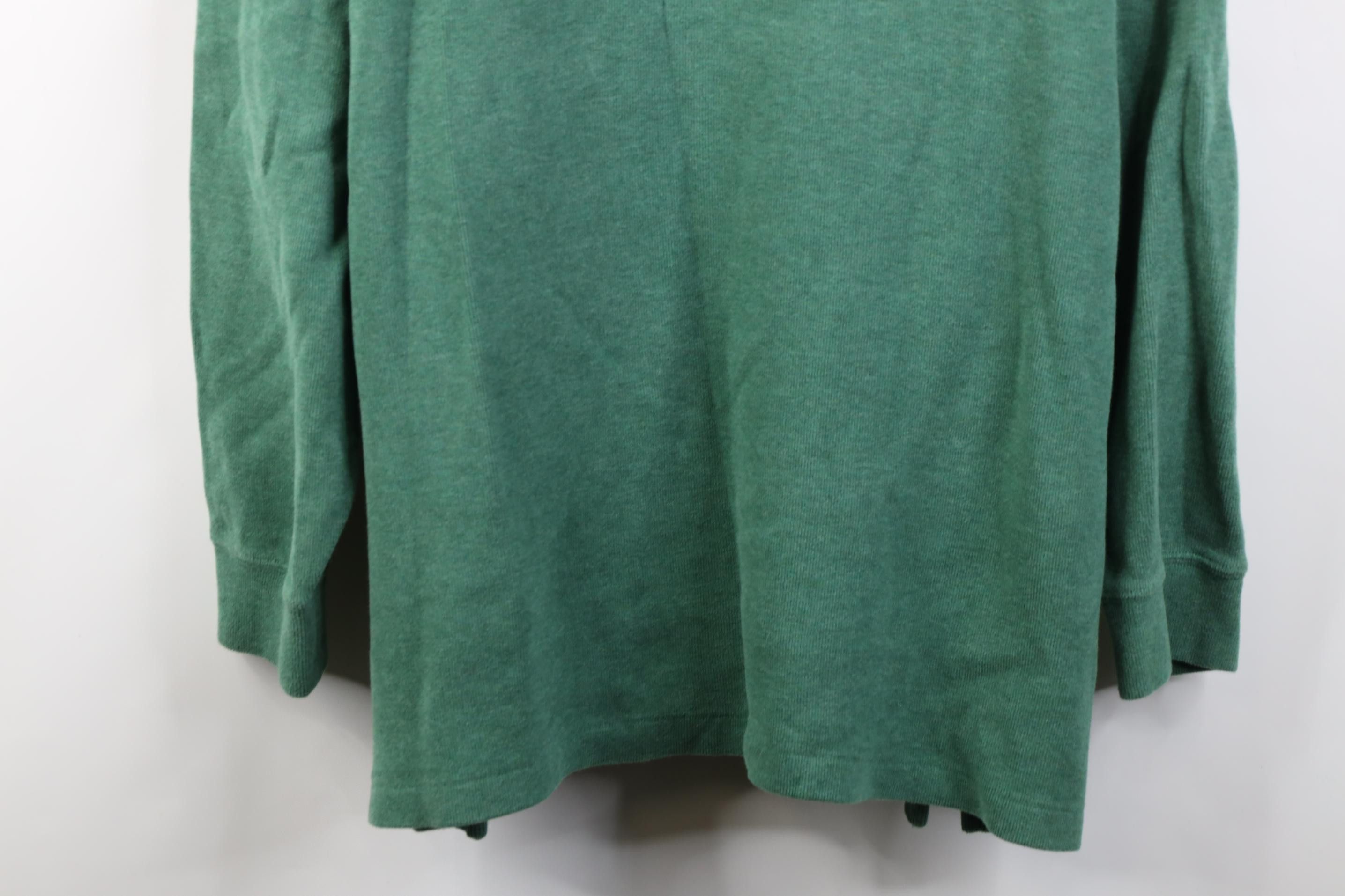 Polo Ralph Lauren Vintage 90s Ralph Lauren Knit 1/4 Zip Pullover Sweater Green Size US XXL / EU 58 / 5 - 3 Thumbnail