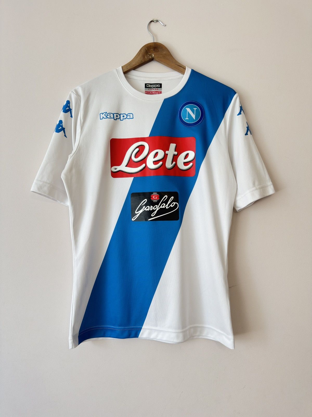 Kappa Napoli 2016-2017 Away Soccer Jersey Football Shirt Kit Size US L / EU 52-54 / 3 - 1 Thumbnail