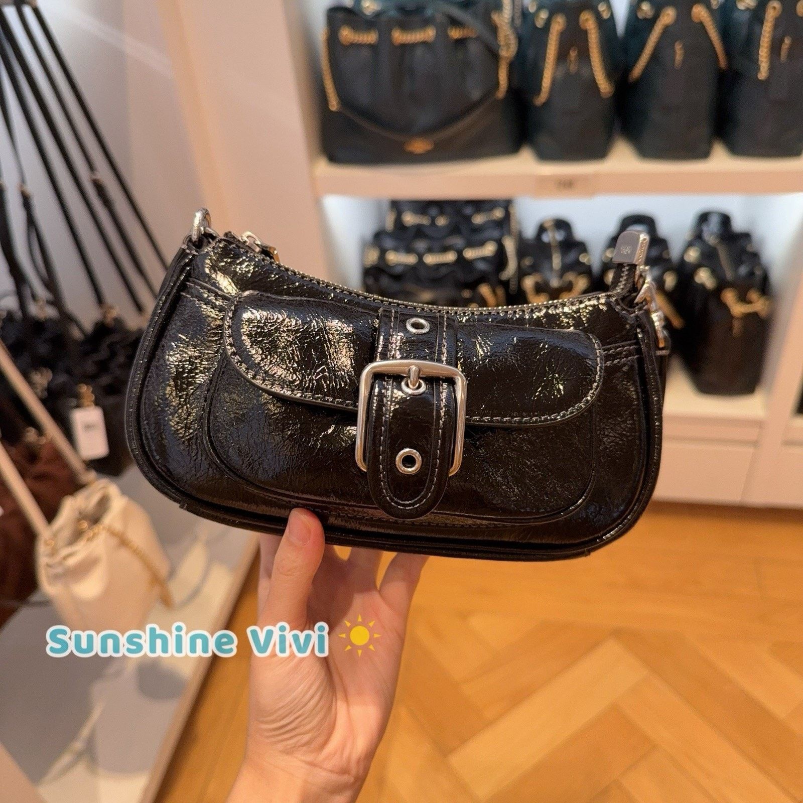 Coach NWT Coach Outlet Ashton Mini Shoulder Bag CDB19 Silver/black Size ONE SIZE - 2 Thumbnail