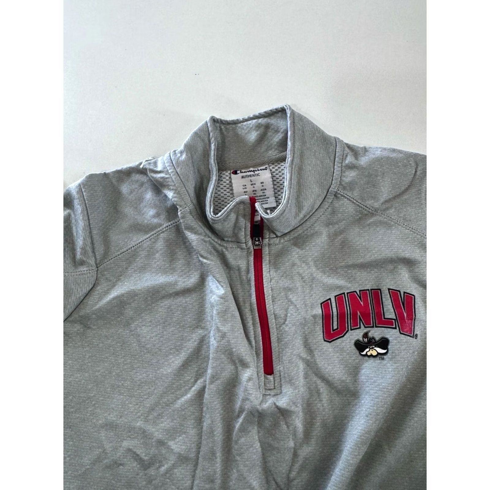 Champion Champion UNLV Rebels Zip SWEATER Large L Men’s Shirt Size US L / EU 52-54 / 3 - 6 Thumbnail