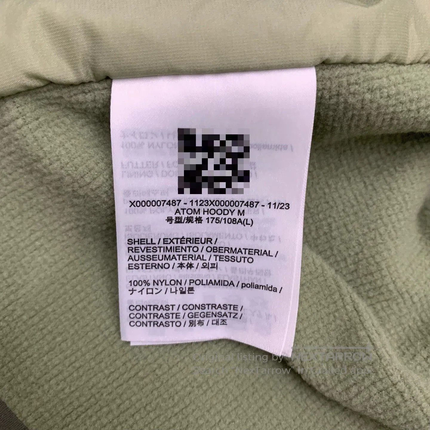 Arc'teryx Arcteryx ATOM Hoody in Green. Size US L / EU 52-54 / 3 - 4 Thumbnail