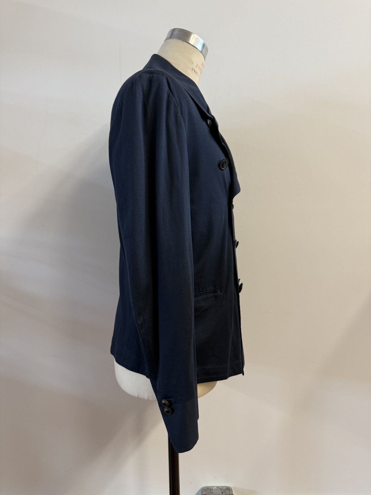 Paul Smith Paul Smith Mainline Navy Double-Breasted cropped Peacoat-XL Size US XL / EU 56 / 4 - 2 Thumbnail