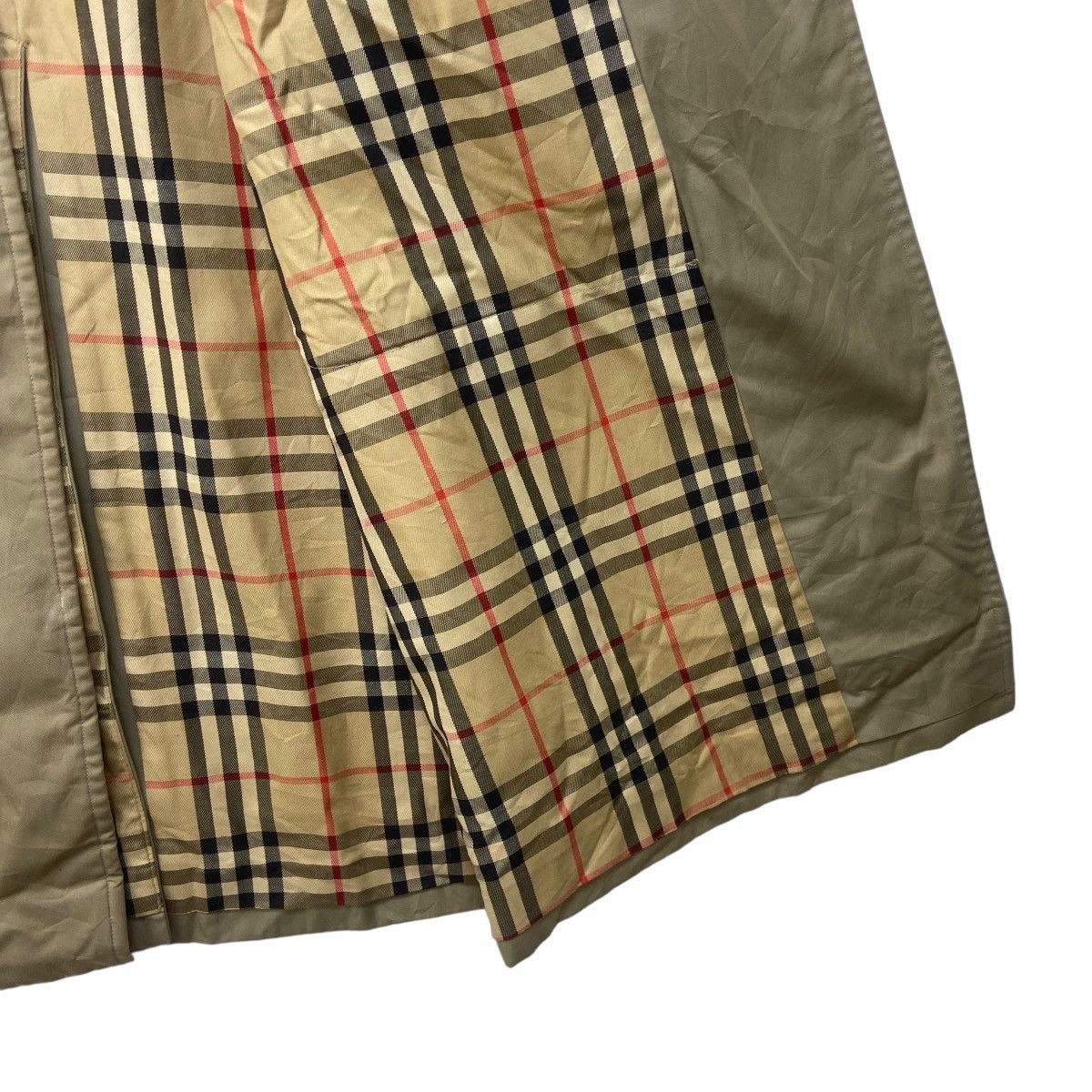 Burberry Prorsum Vintage Burberrys Prorsum Nova Check Trench Coat Size US M / EU 48-50 / 2 - 10 Thumbnail