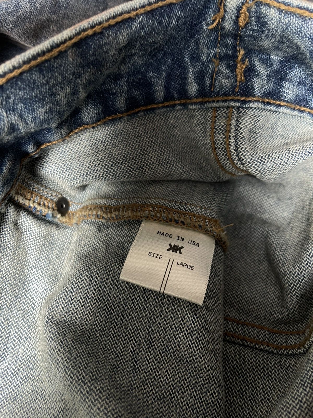 K-Two Studios K-Two Waxed Denim Jacket Indigo Size US L / EU 52-54 / 3 - 3 Thumbnail