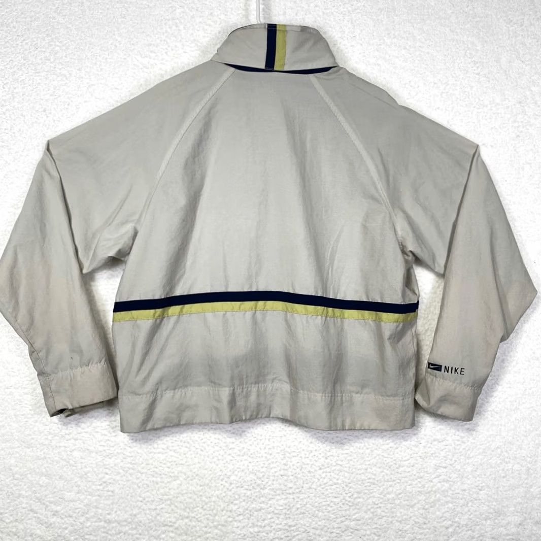Nike VINTAGE Nike Windrunner F8 FGE Women's 90s Full Zip Hooded Track Jacket Tan XL Size XL / US 12-14 / IT 48-50 - 2 Thumbnail