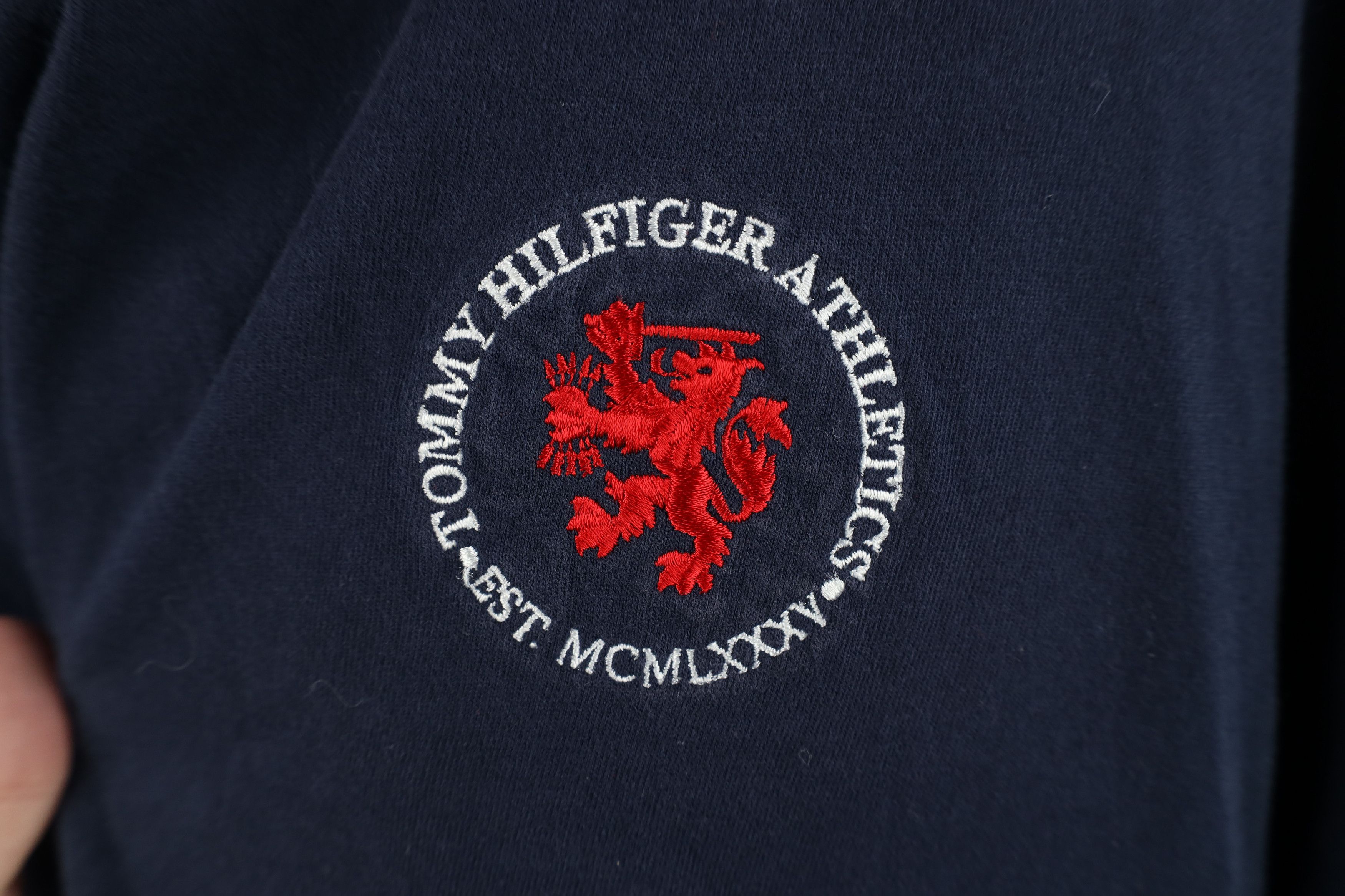 Tommy Hilfiger Vintage 90s Tommy Hilfiger Collared Soccer Jersey Shirt Size US XL / EU 56 / 4 - 4 Thumbnail