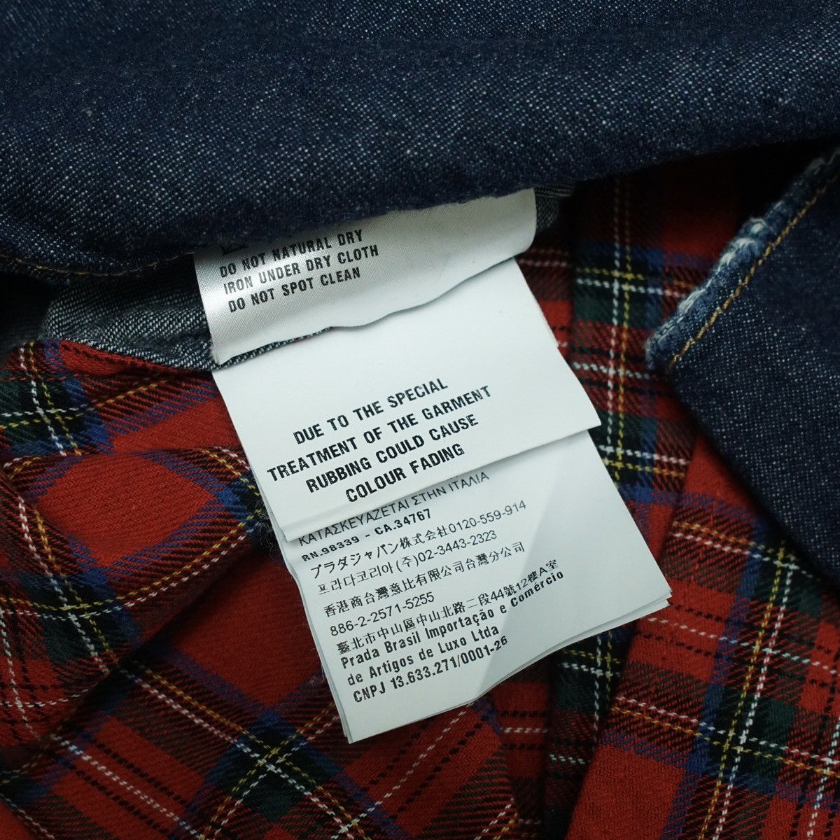 Miu Miu Miu Miu Sleeveless Plaid Denim Top Size M / US 6-8 / IT 42-44 - 9 Thumbnail