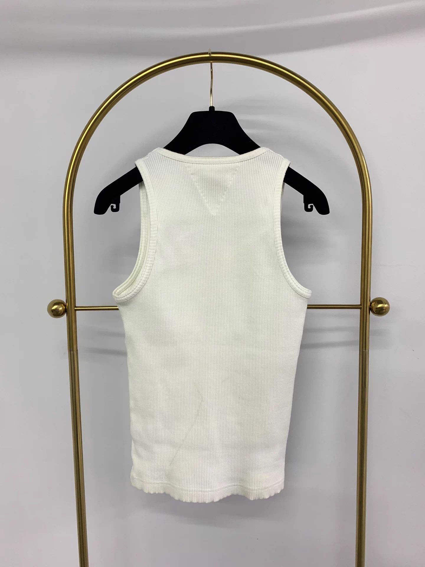 Bottega Veneta BV white tank top S new Size S / US 4 / IT 40 - 2 Thumbnail