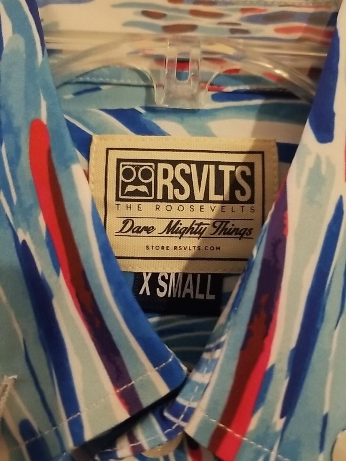 Other RSVLTS Shirt Watercolor Waves Surfer Dare Mighty Things Size US XS / EU 42 / 0 - 3 Thumbnail