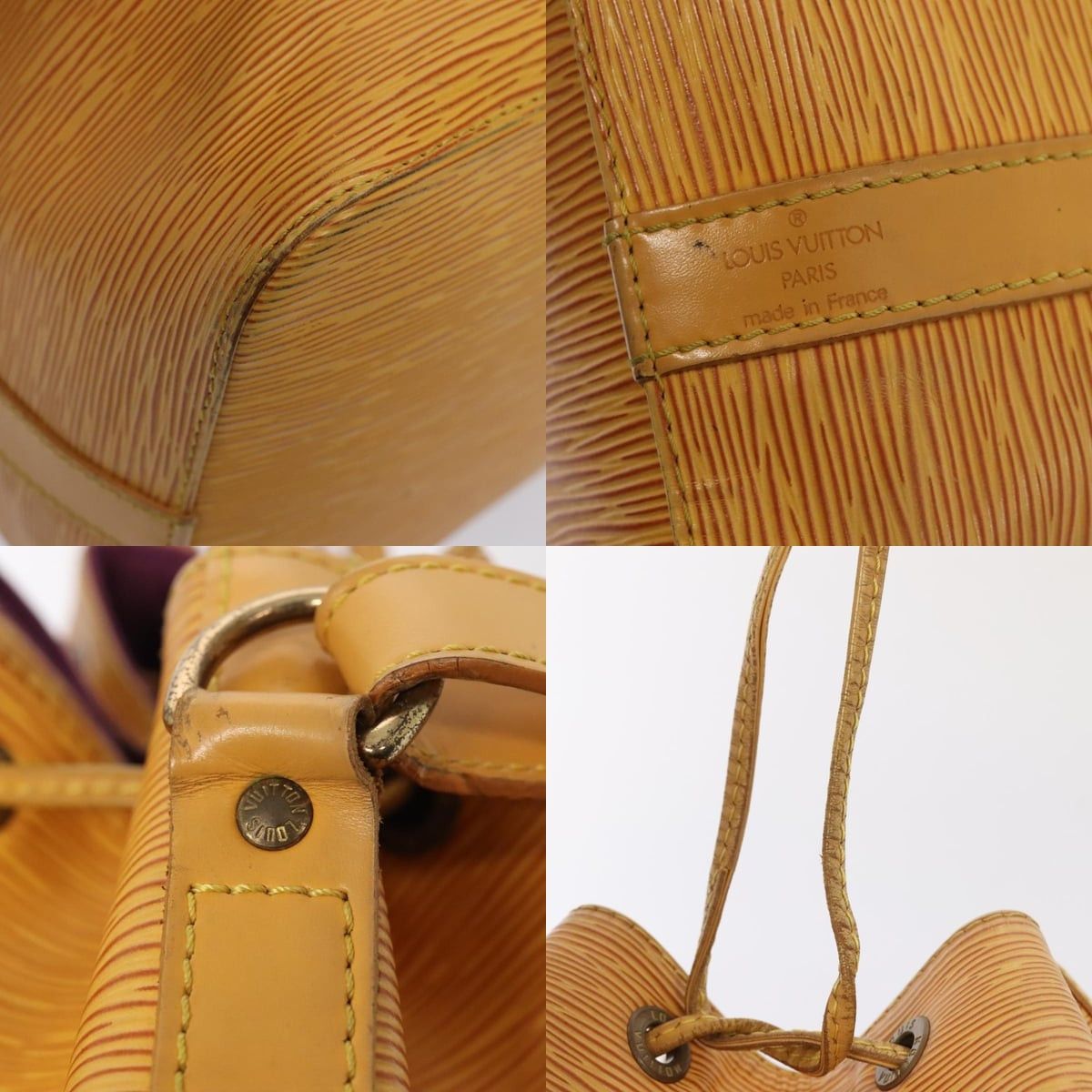 Louis Vuitton LOUIS VUITTON Epi Petit Noe Shoulder Bag Yellow M44102 Size ONE SIZE - 11 Thumbnail