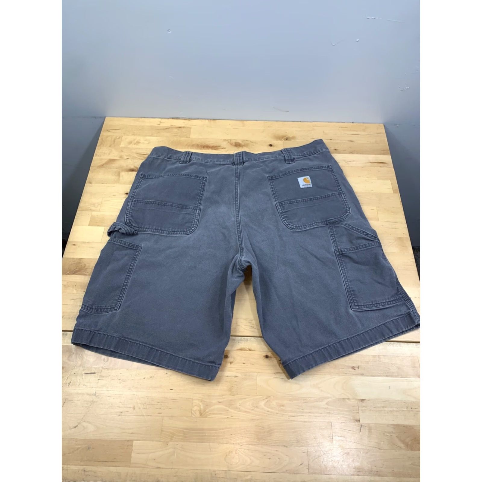 Carhartt VINTAGE Carhartt Rugged Flex Relax Fit Canvas Utility Shorts Mens 40 Gray 10782 Size US 40 / EU 56 - 7 Thumbnail