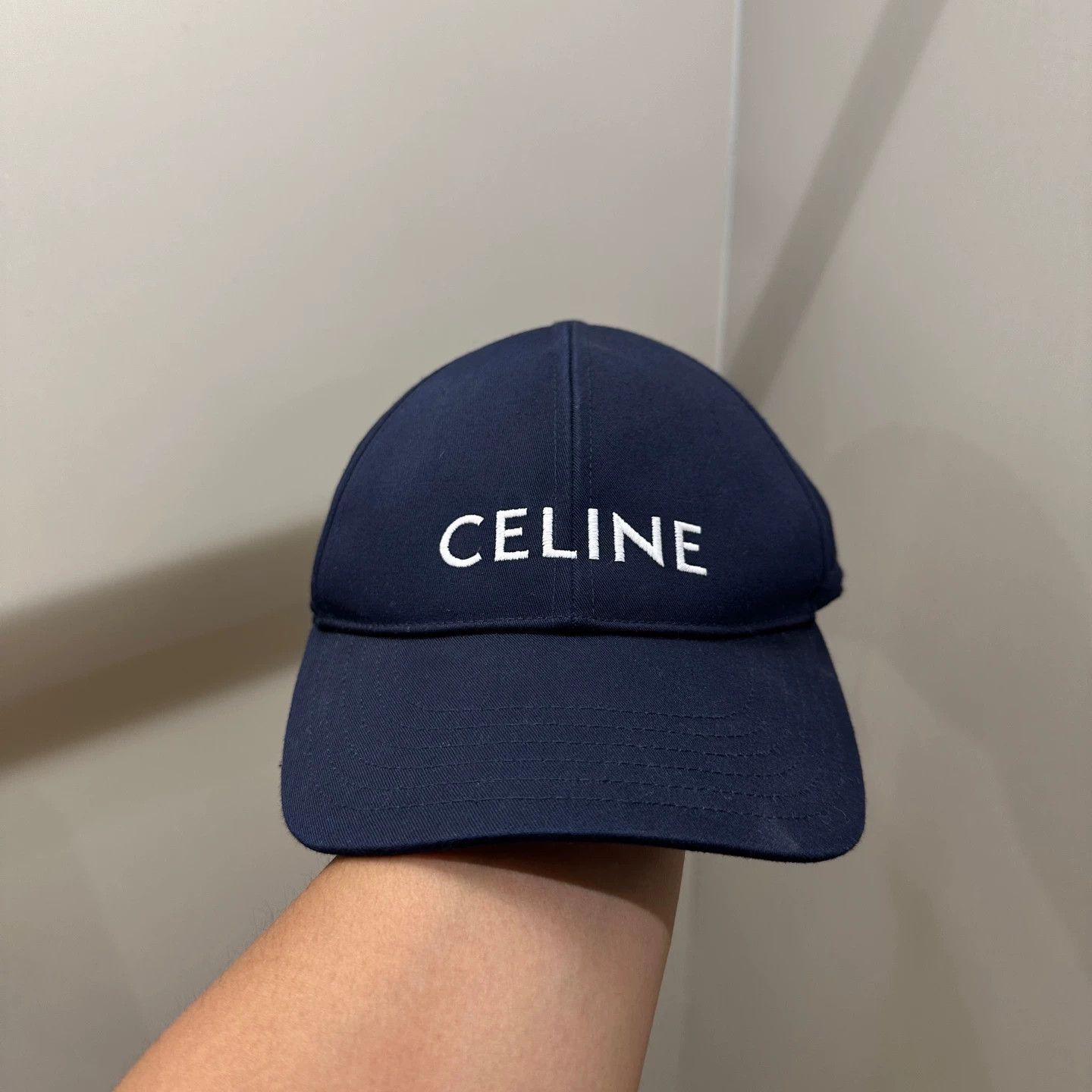 Celine Celine may123 Logo Lettering Baseball Cap L Cotton Size ONE SIZE - 1 Thumbnail