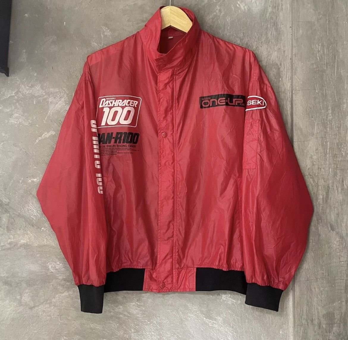 Sports Specialties × Vintage Vintage Racing Team Jacket Nisseki Japan Dash Racer 100 Red Size US L / EU 52-54 / 3 - 5 Thumbnail