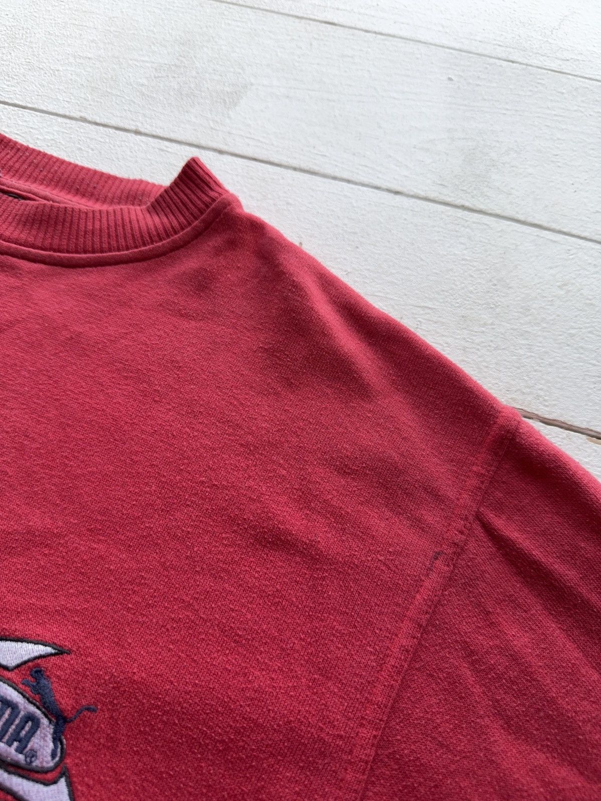 Puma Vintage 90s Faded Red Puma Logo Basic Streetwear Tee Shirt Size US L / EU 52-54 / 3 - 11 Thumbnail