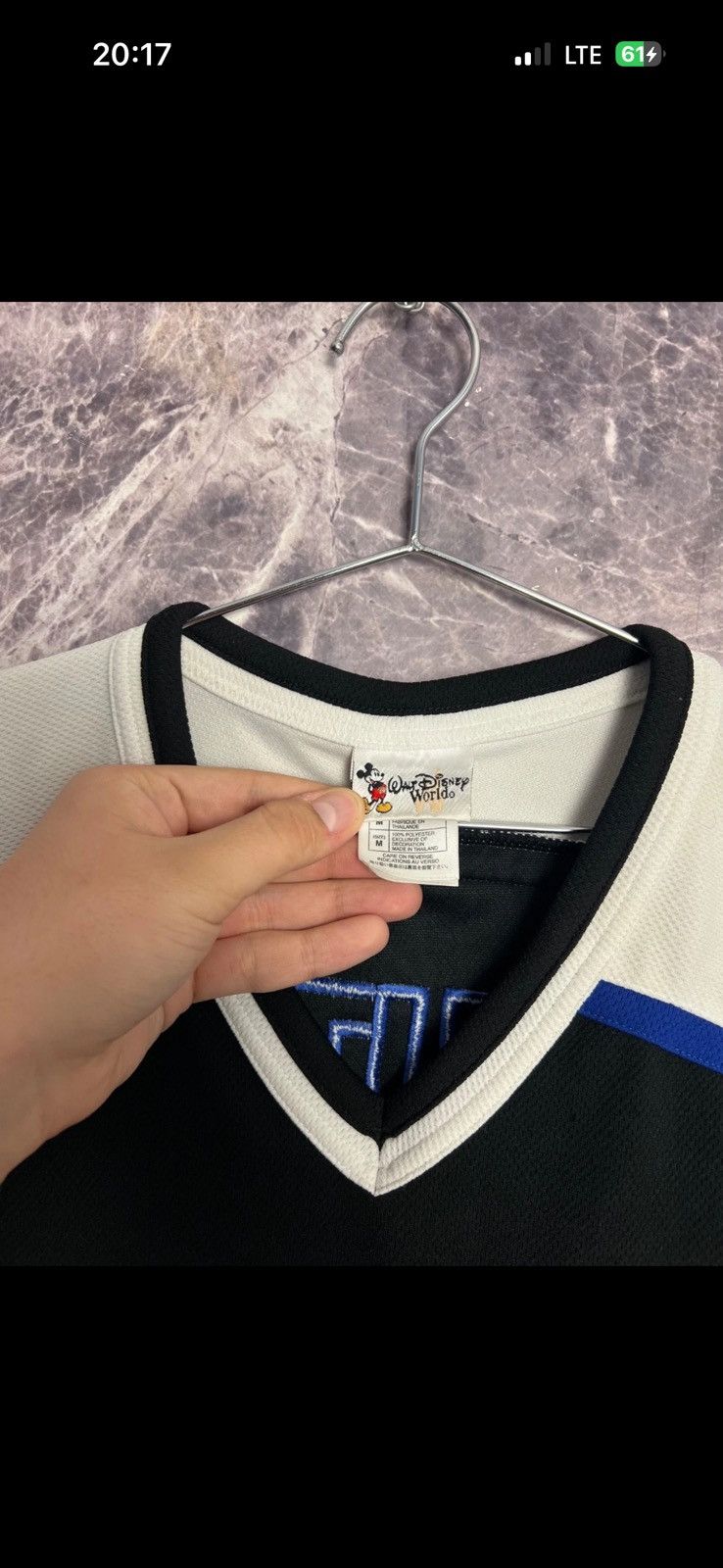 Disney Crazy Y2K! Vintage Disney Pluto K9 ice hockey jersey ! Size US M / EU 48-50 / 2 - 5 Thumbnail