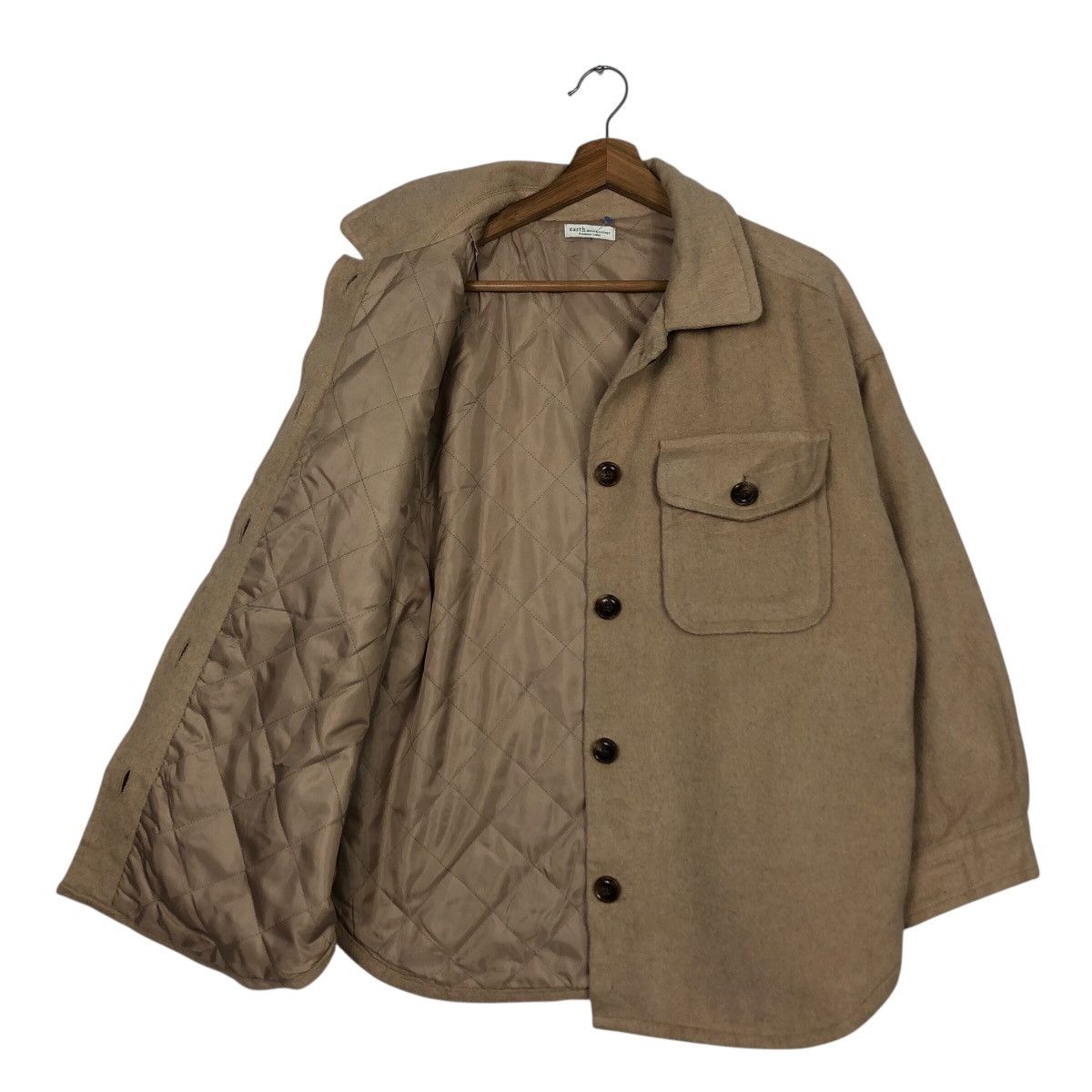 Japanese Brand 📌Vintage Wool Work Jacket Earth Music & Ecology Issey Miyake Size US M / EU 48-50 / 2 - 12 Thumbnail