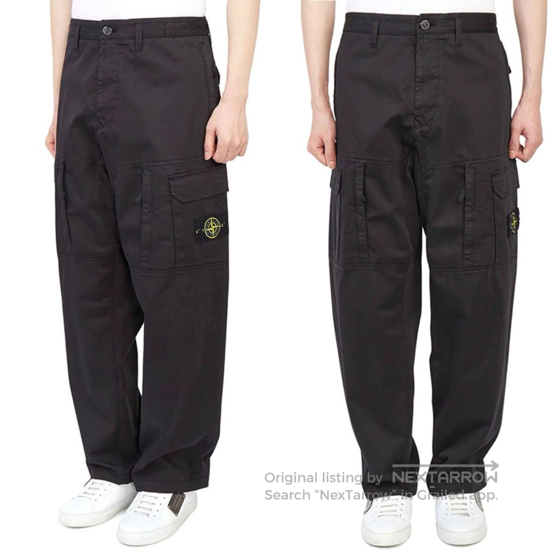 Stone Island Stone Island Wide Leg Cargo Pants. Size US 30 / EU 46 - 2 Thumbnail
