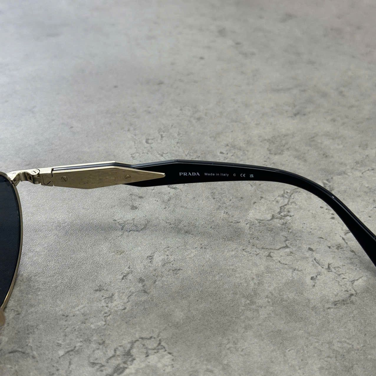 Prada PRADA PR 65ZS ZVN09T Sunglasses PALE GOLD Size ONE SIZE - 5 Thumbnail