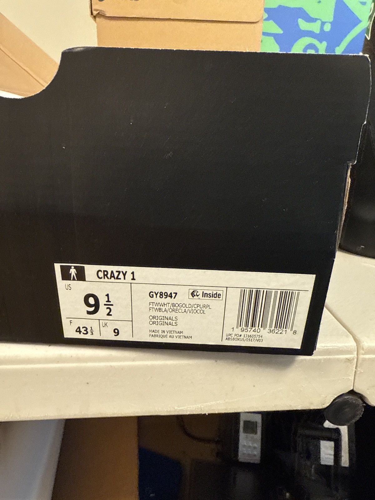 Adidas Adidas Crazy 1 Size US 9.5 / EU 42-43 - 7 Thumbnail