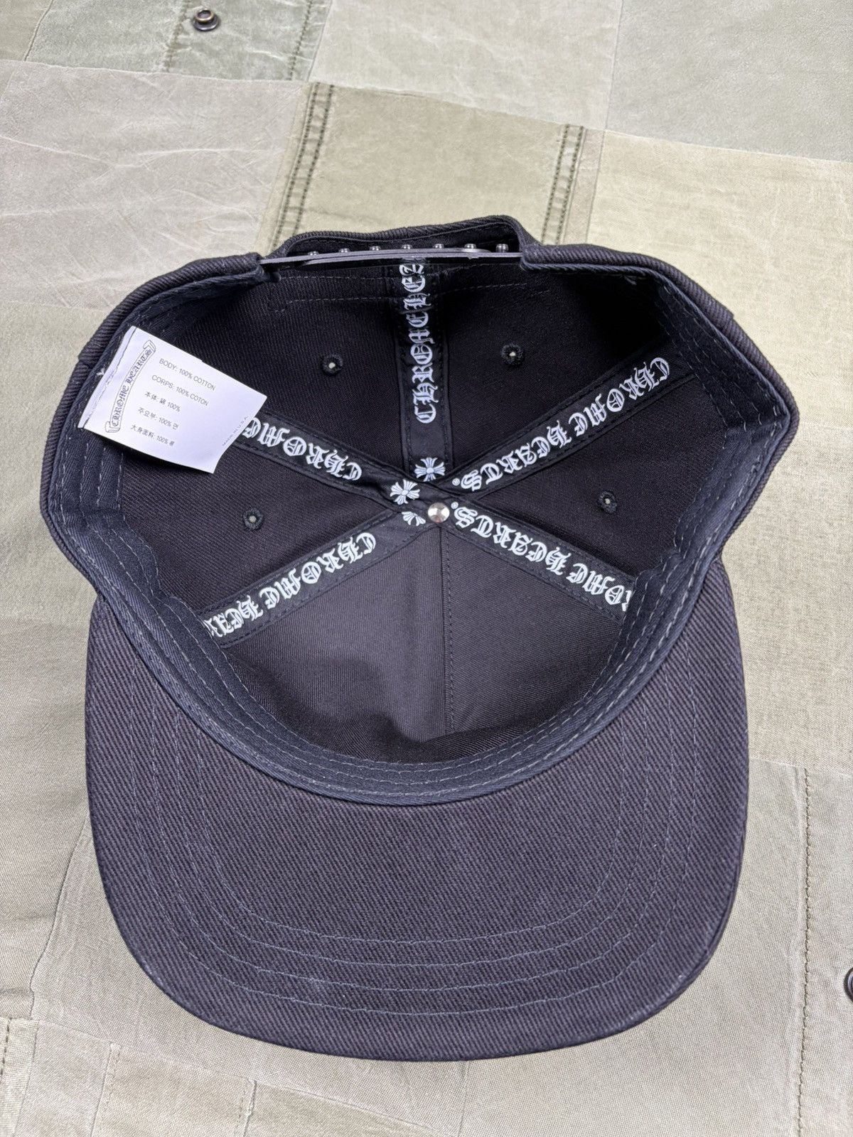 Chrome Hearts Denim Embroidered Hat Size ONE SIZE - 5 Thumbnail