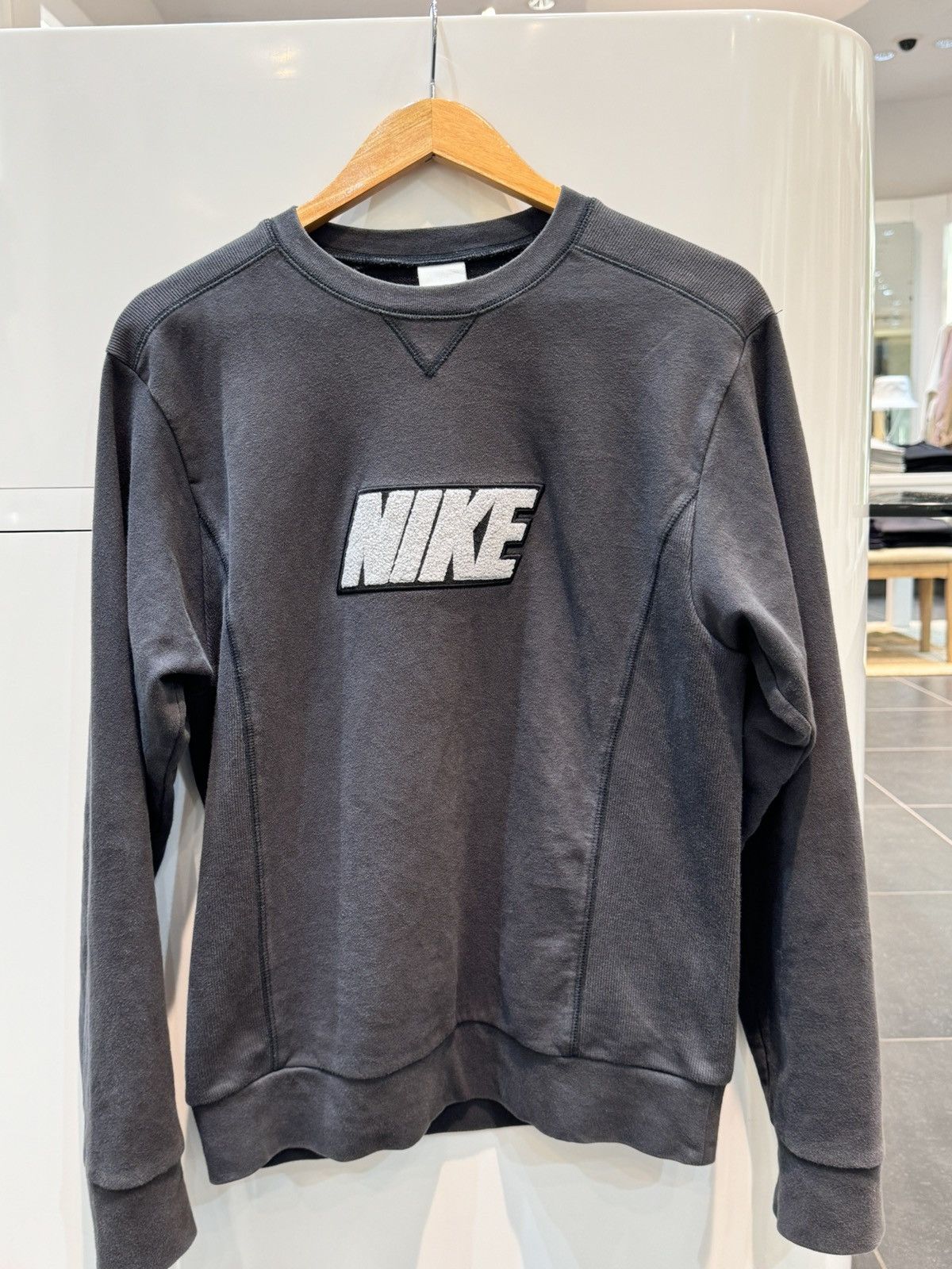 Nike Vintage Nike Grey Oversized Sweat Size US S / EU 44-46 / 1 - 1 Thumbnail