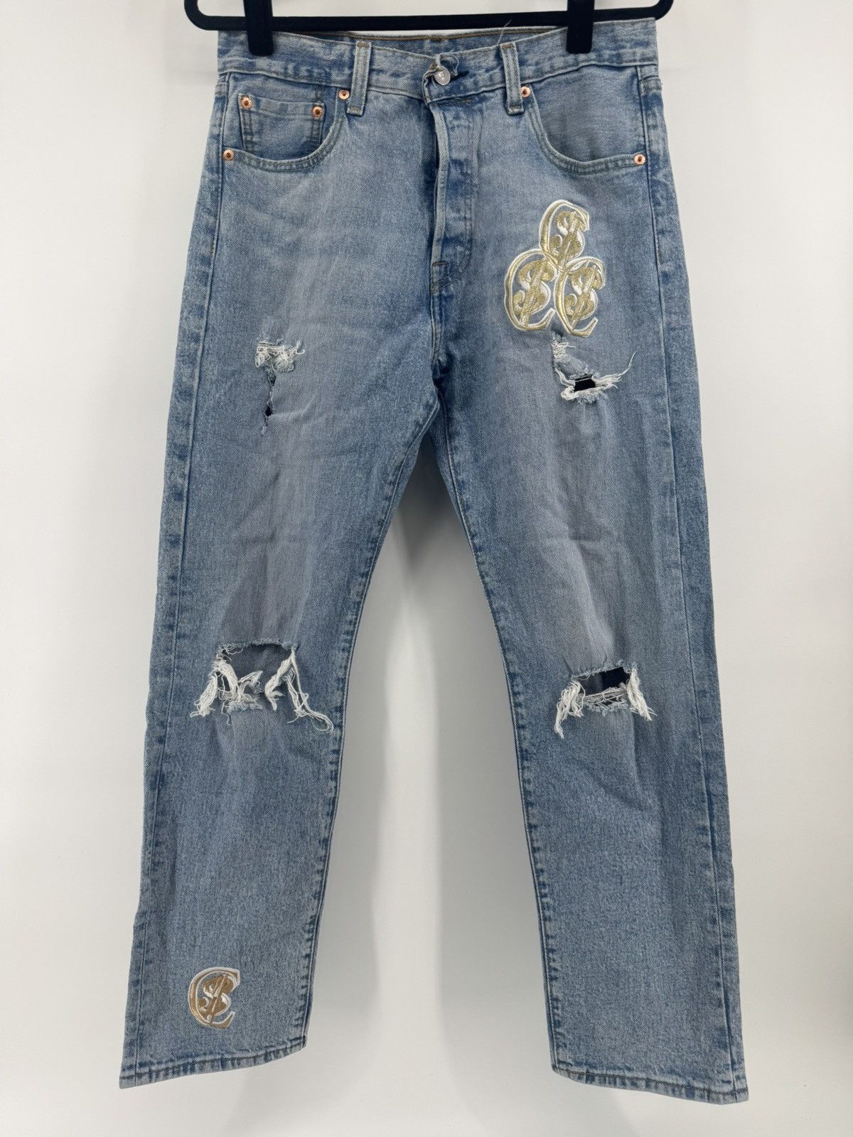 Levi's Christopher smokes levi patch jeans size 30x30 Size US 30 / EU 46 - 1 Thumbnail
